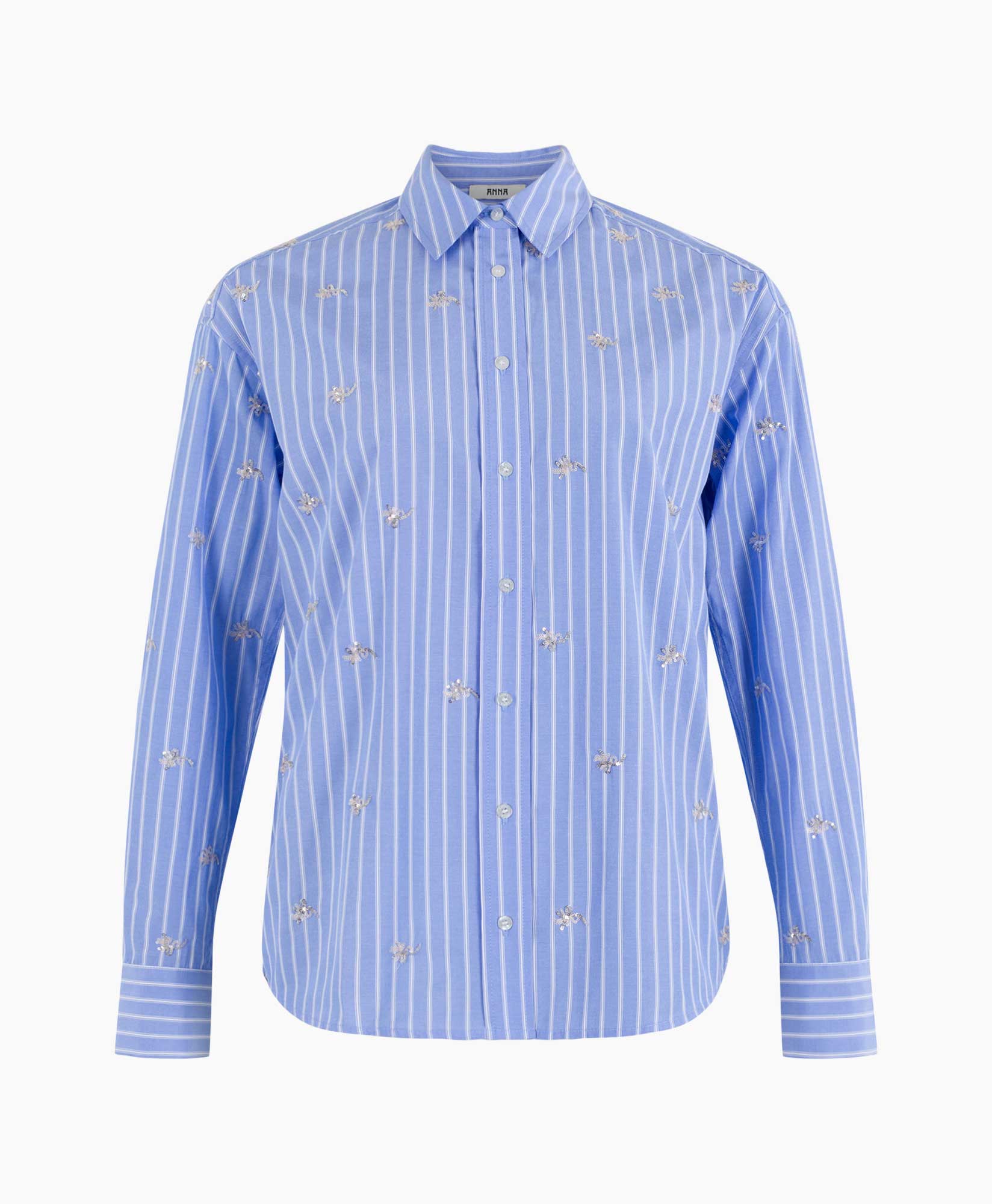 Anna Van Toor Blouse 17a05-03358 Blauw