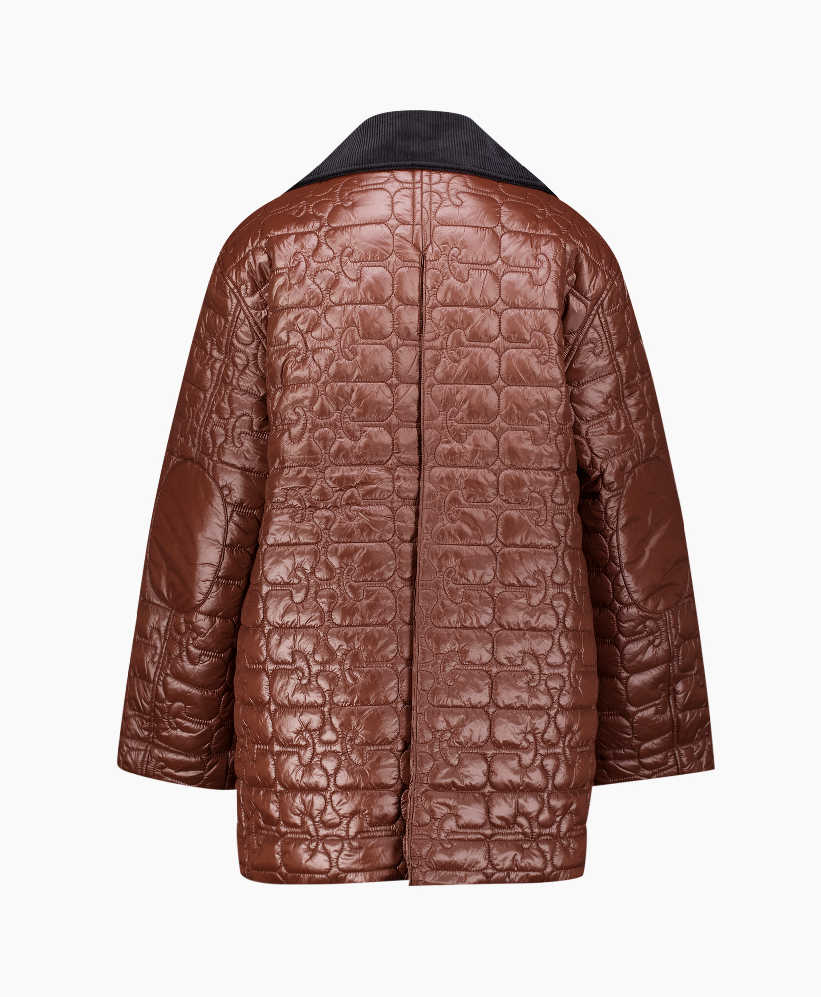 Jack Shiny Quilt Midi Bruin