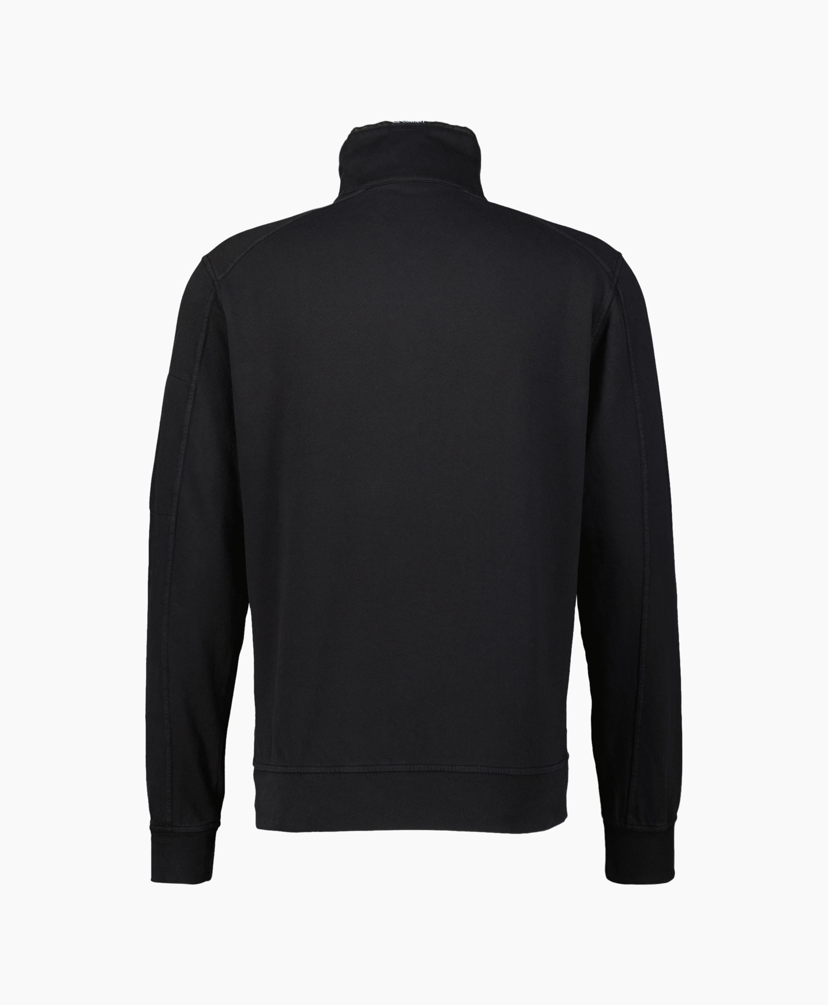 Sweater Light Fleece Zipped Zwart