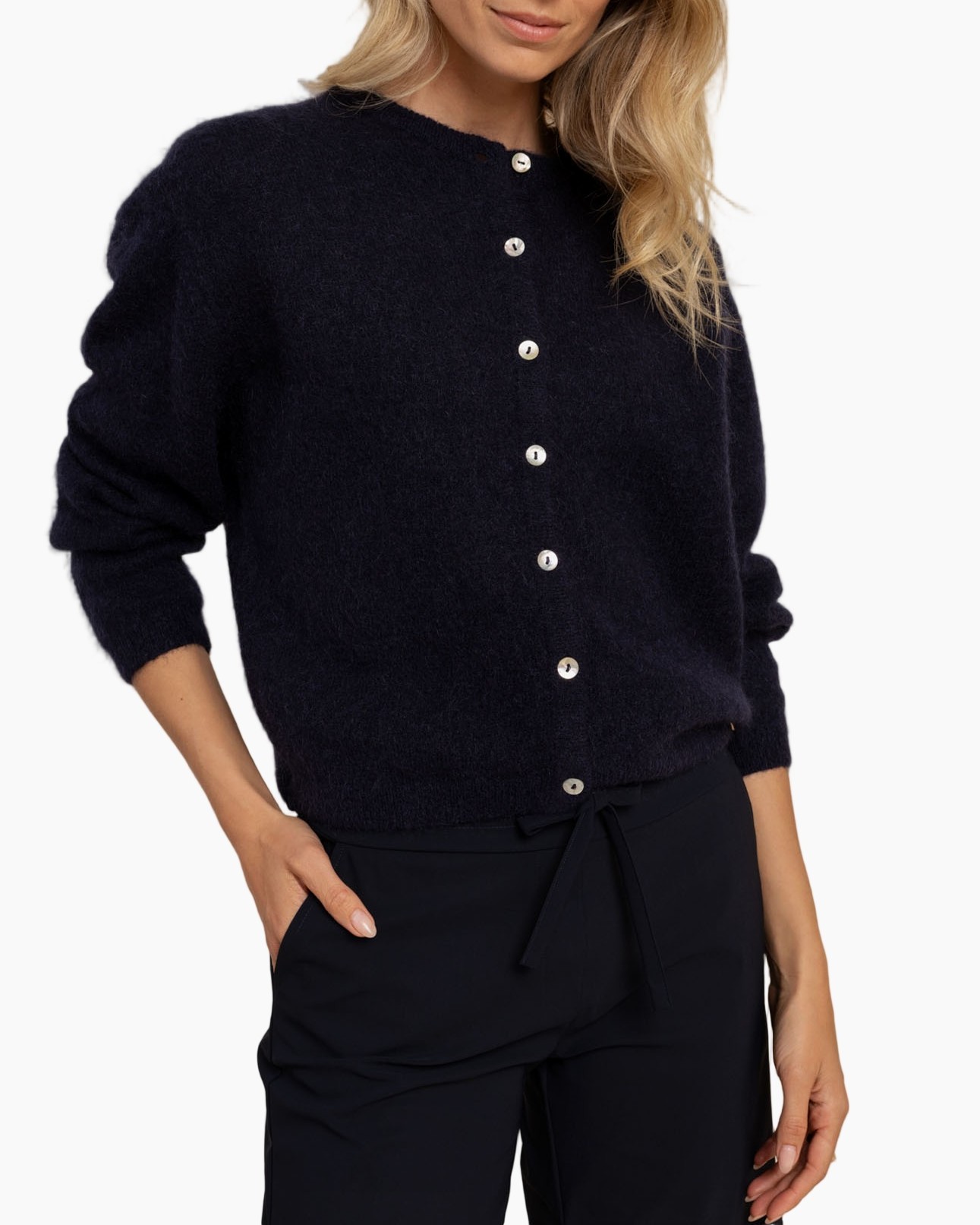 Vest Bibi Cardigan Donker Blauw