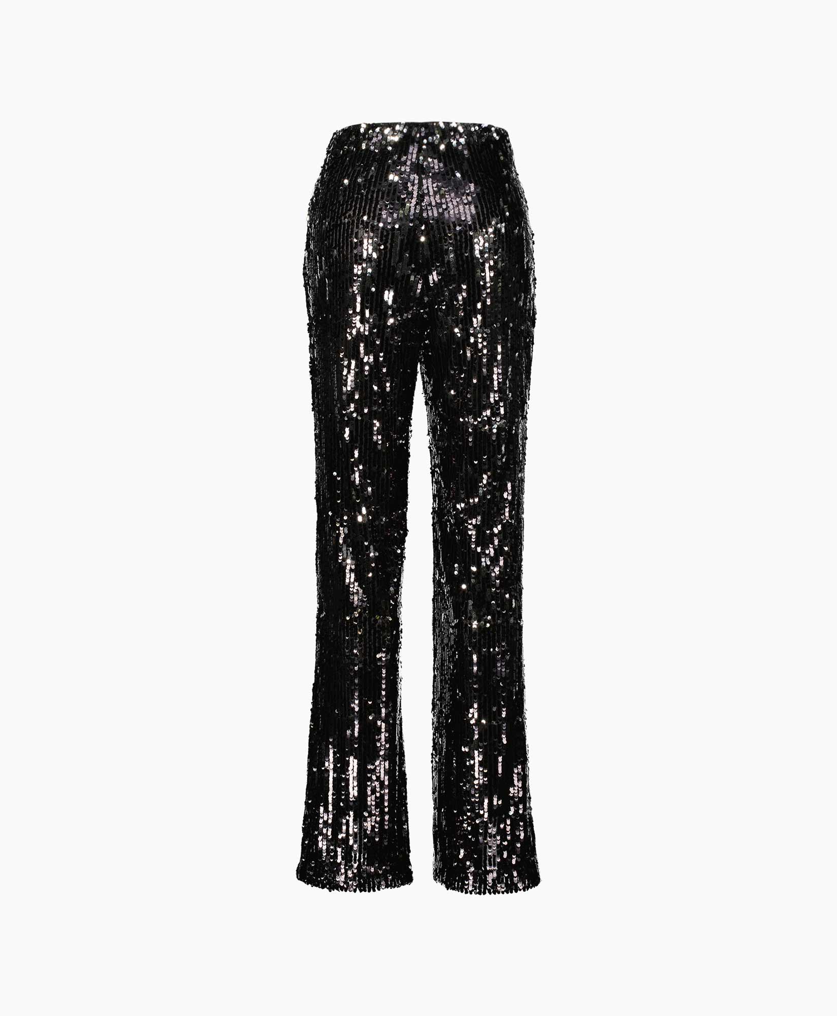 Broek Glitter Zwart