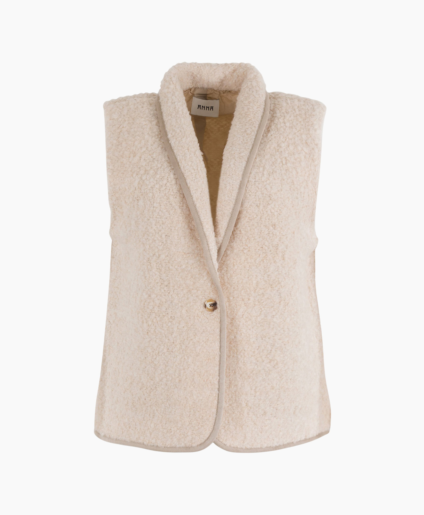 Anna Van Toor Gilet 26a11-02074 Off White