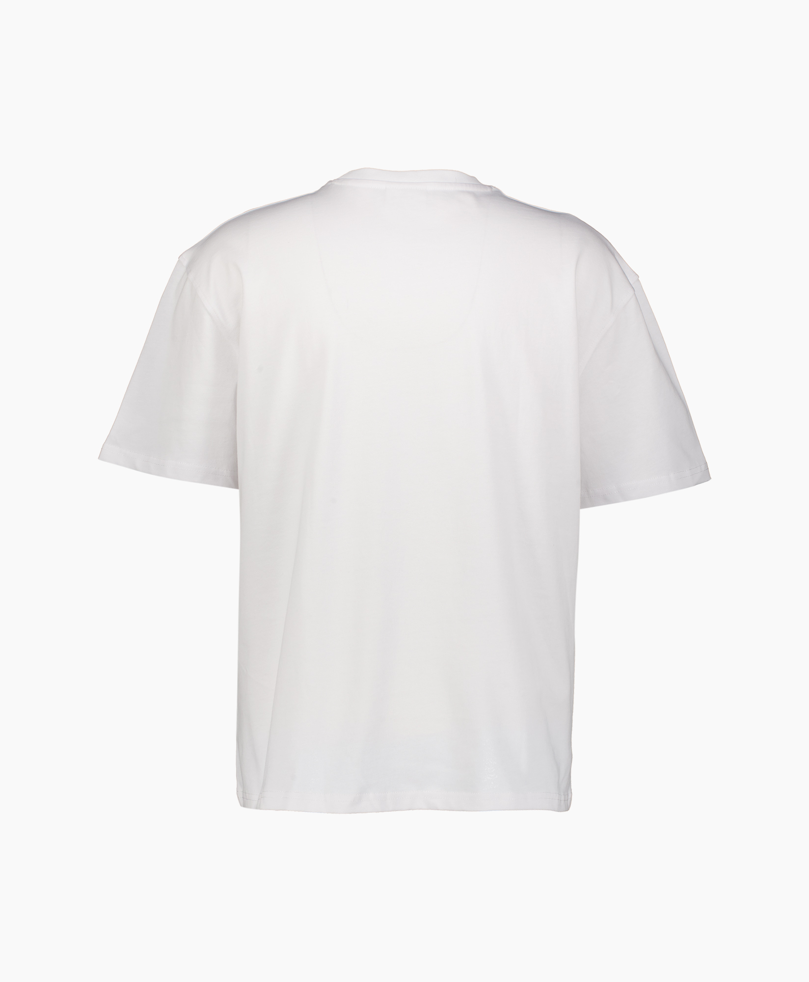 T-shirt Korte Mouw Crew Wit