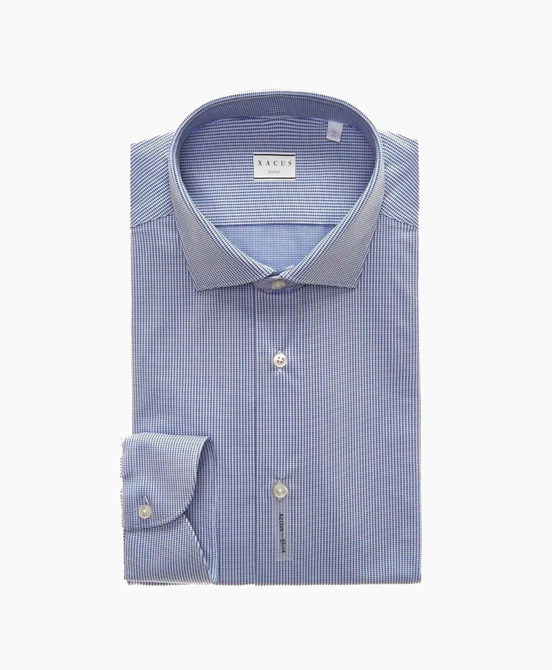 Xacus Overhemd 11460/558  midden blauw