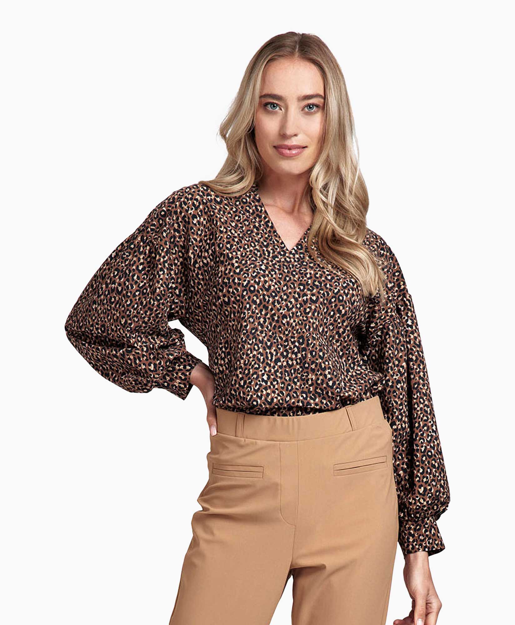 Top Julia Leopard Bruin