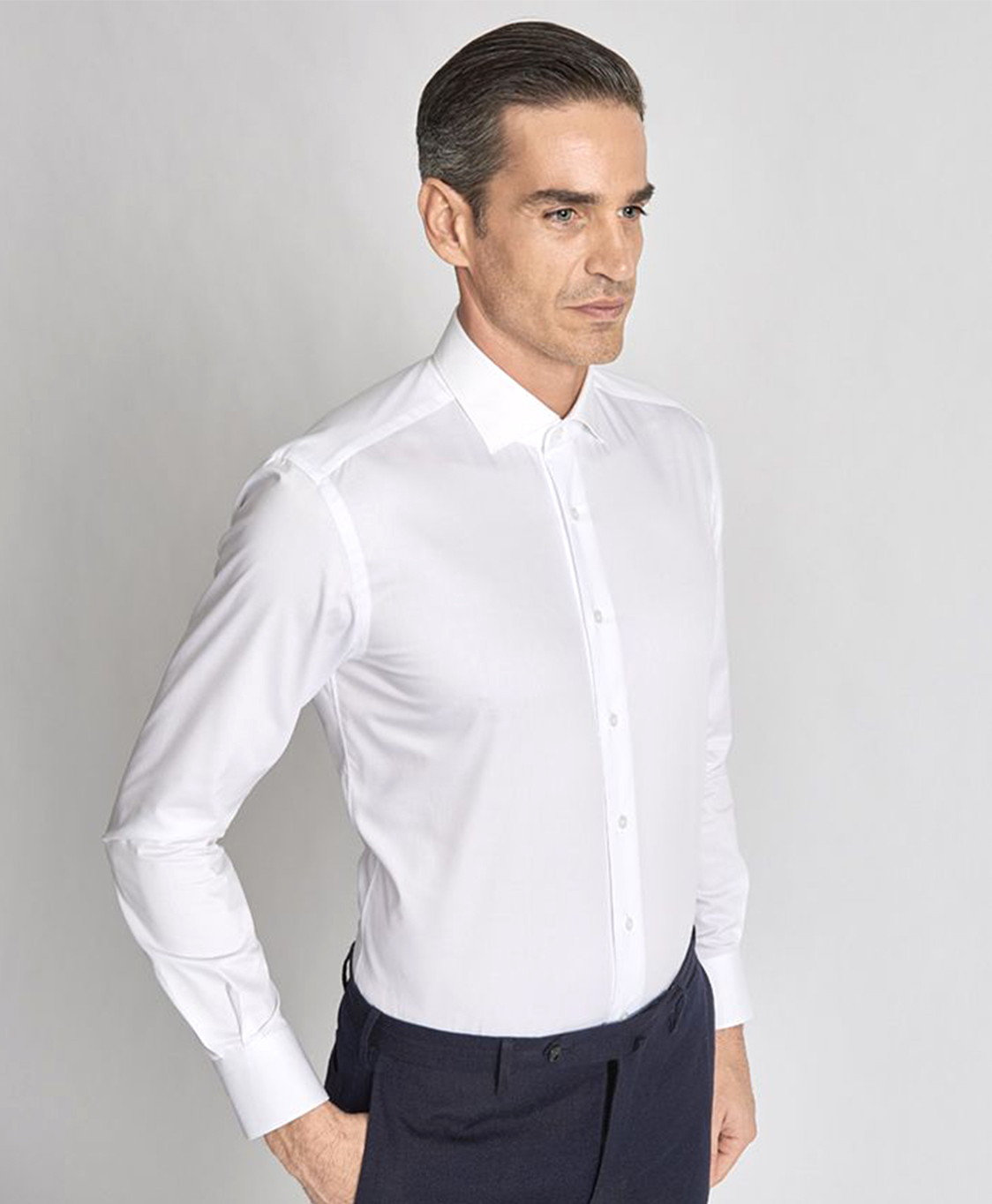Xacus Overhemd 16125/558 Tailor Wit