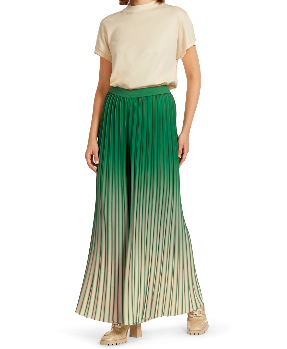 Marccain Collectie Broek Uc 81.36 W73 Groen
