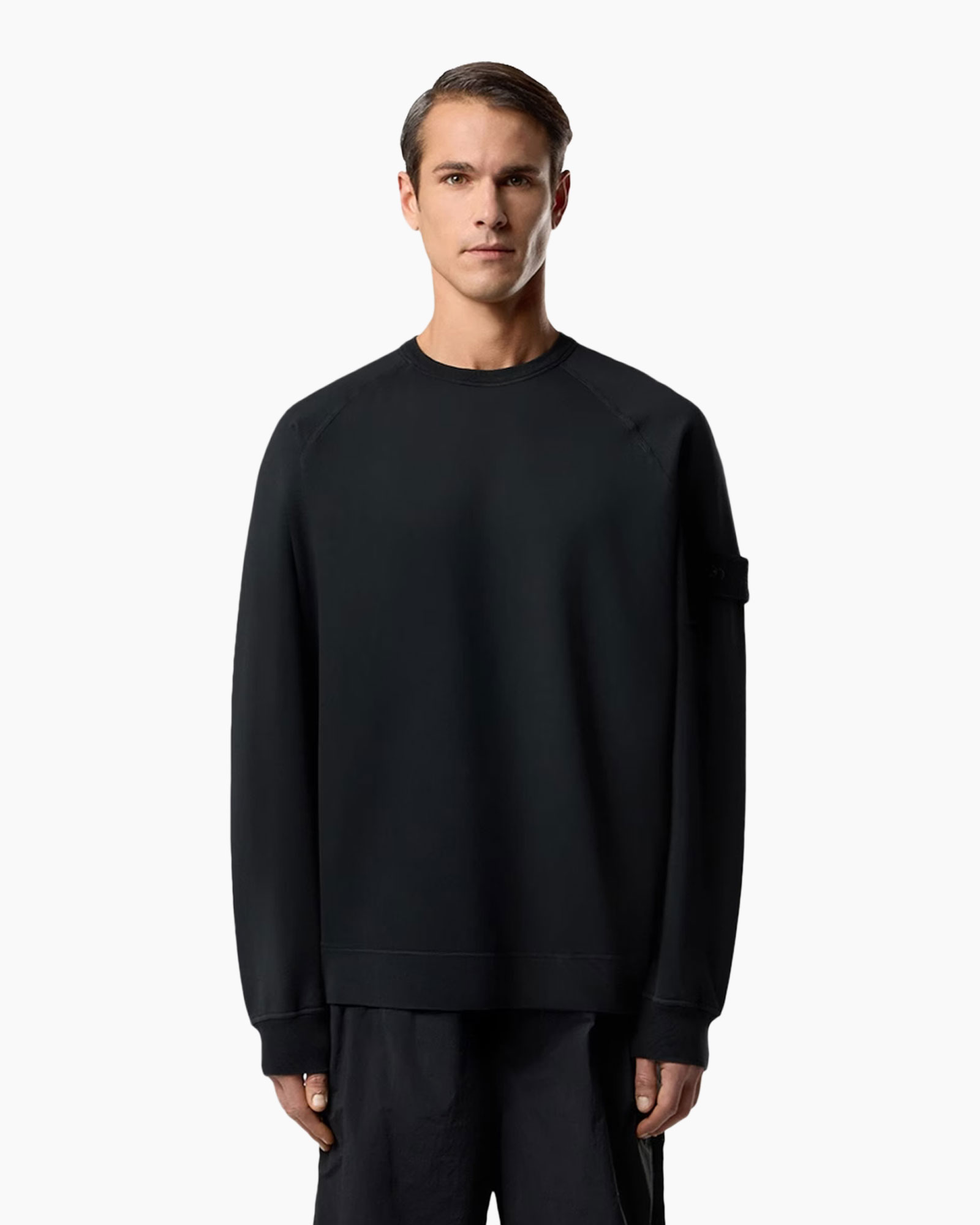 hoodie?, langer mouwen, zwart, rond hals, geen merk zichtbaar