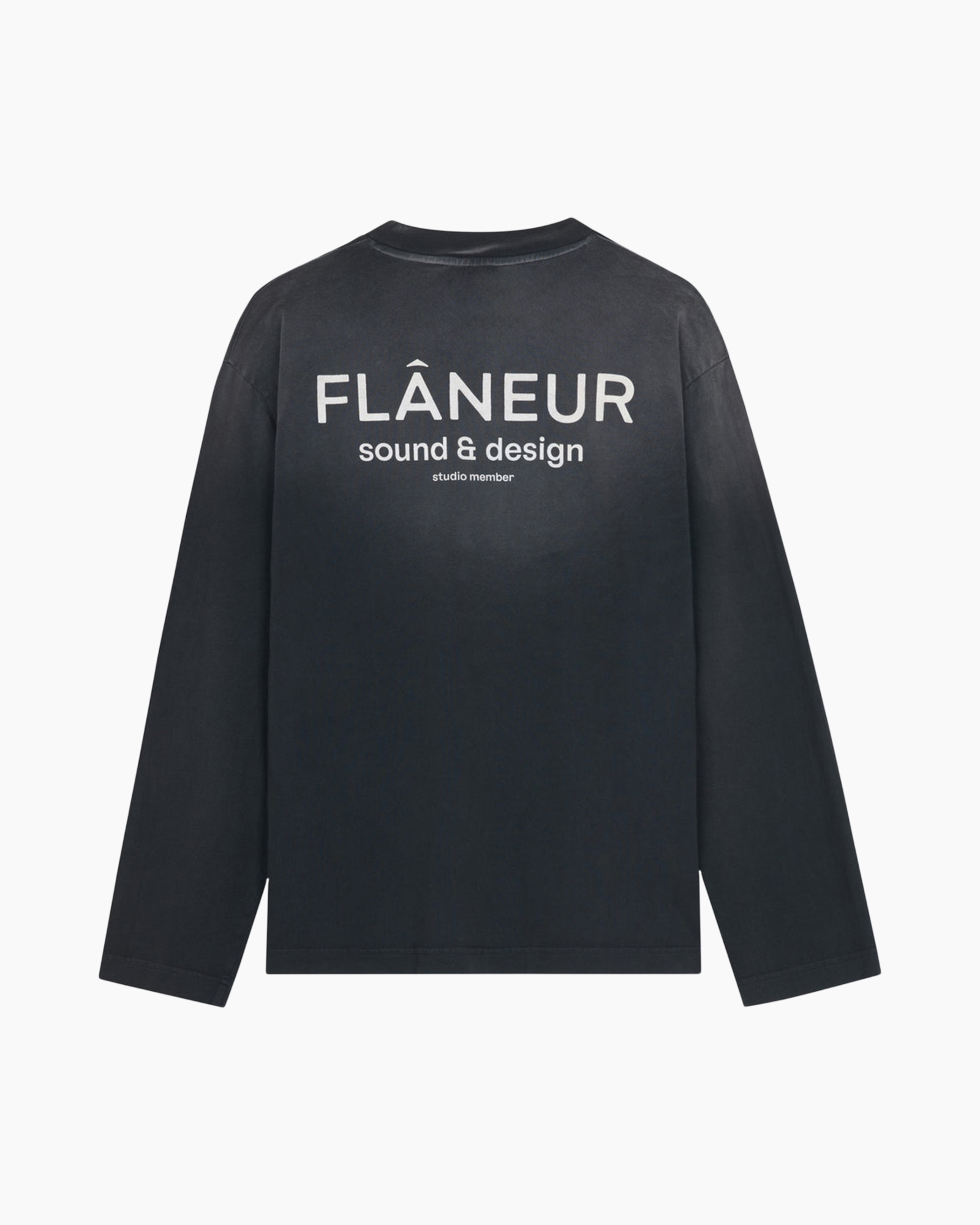 longsleeve, gradient, black, logo, unisex