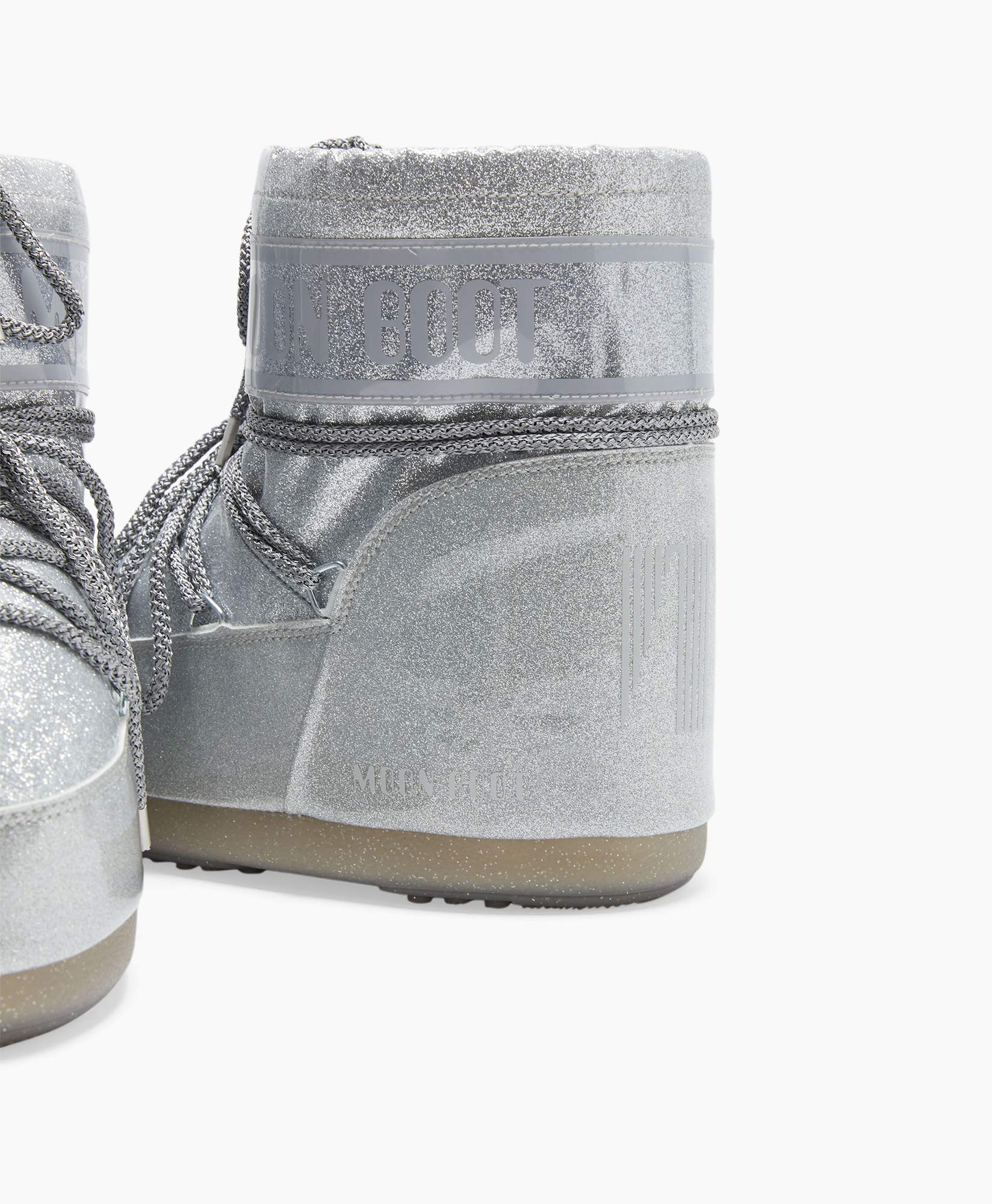 Enkellaars Mb Icon Low Glitter Zilver