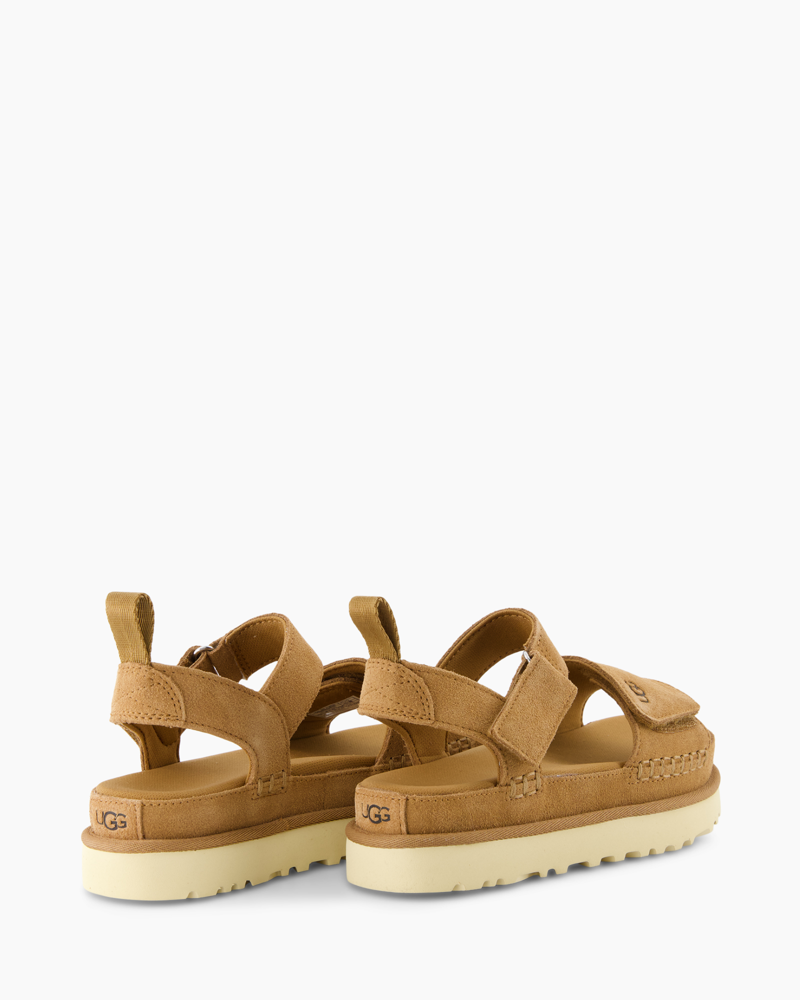 sandals, tan, platform, strap, ugg