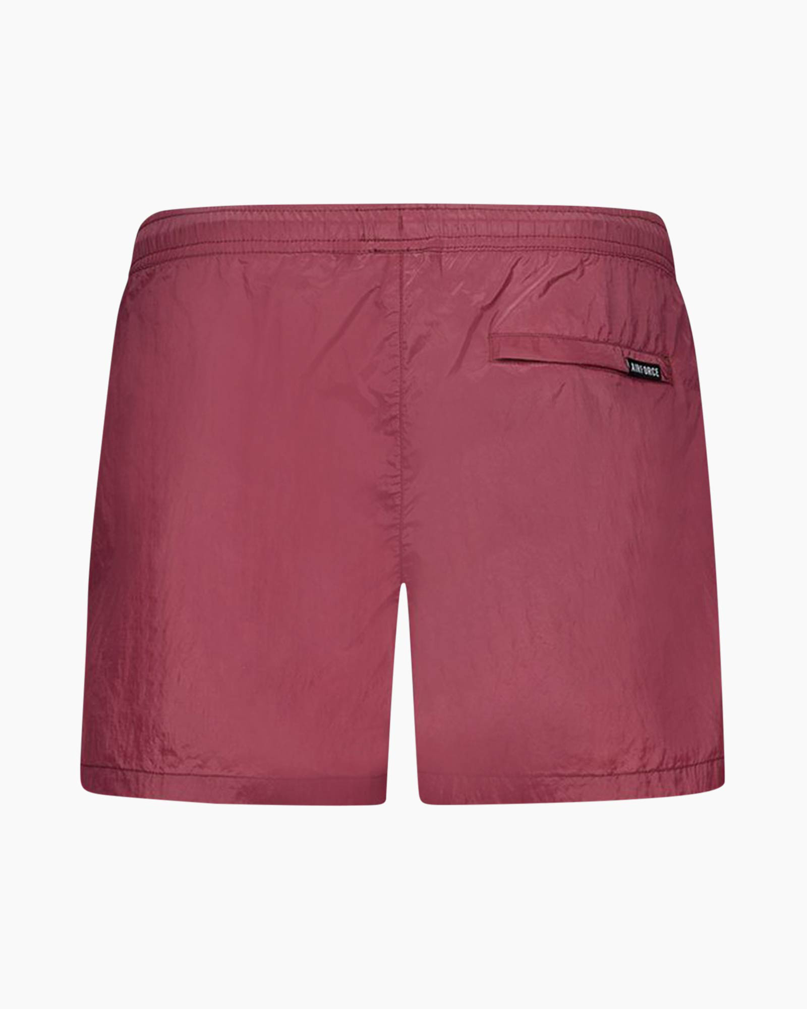 Short Waxed Crincle Swimshort Roestbruin