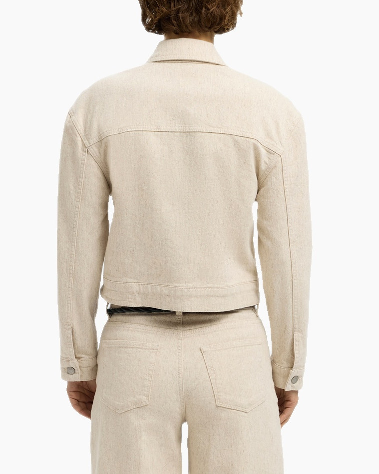 Jack Una Ls Denim Jacket Beige
