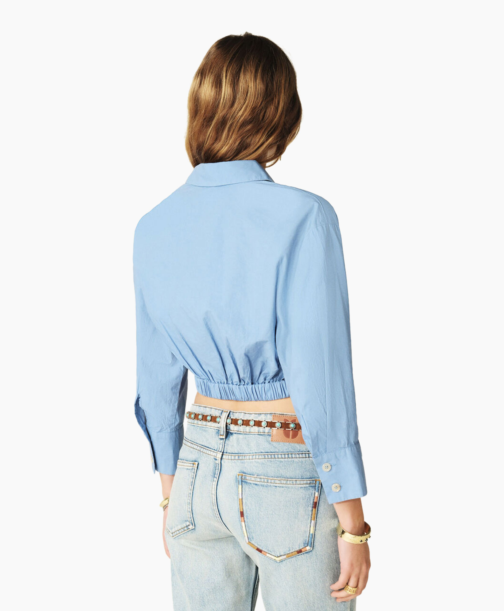 Blouse April Blauw