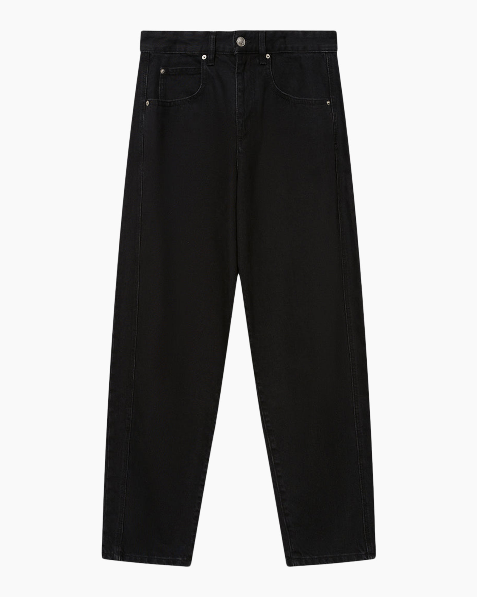 broek, zwart, jeans, denim