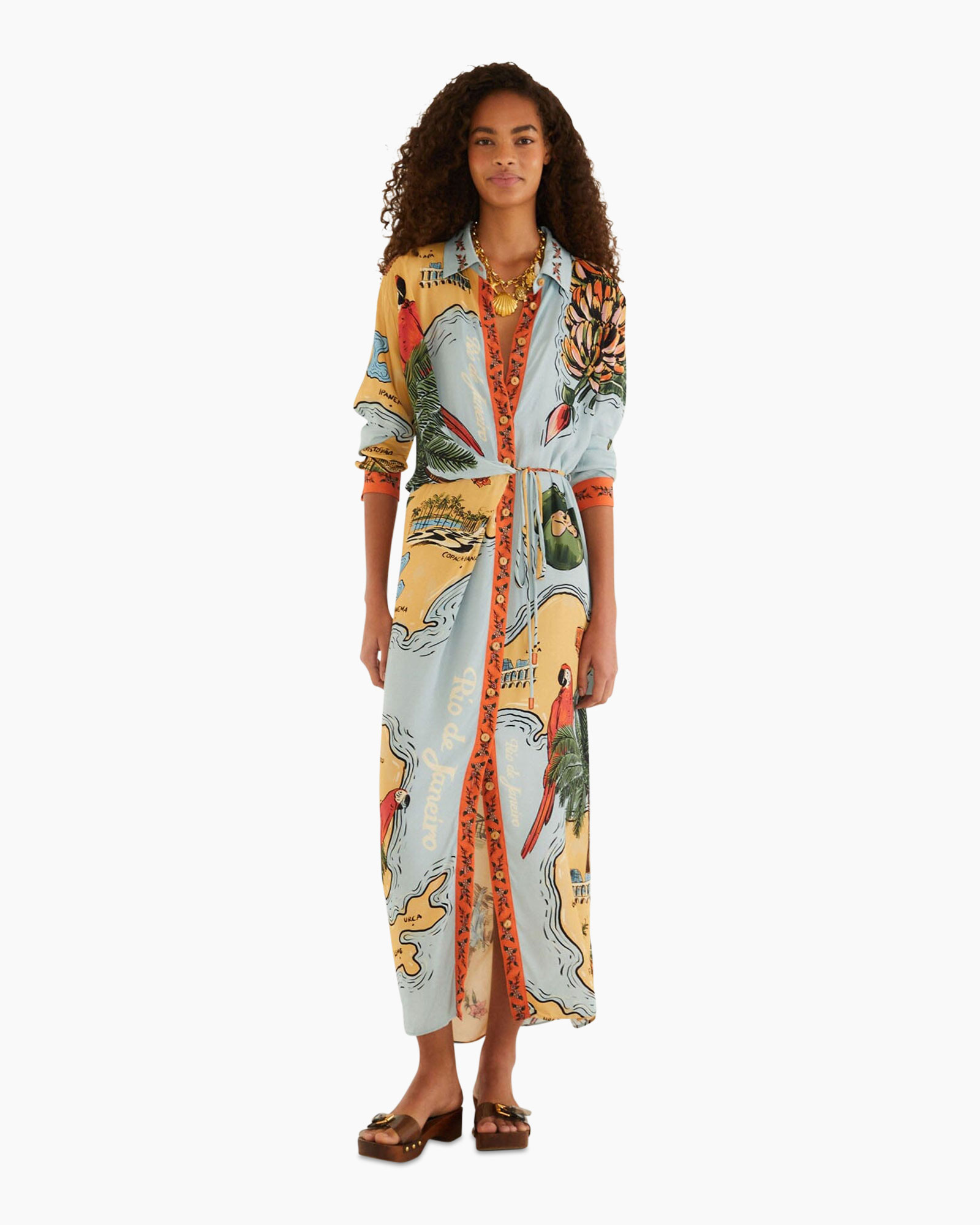 maxi jurk, geprint jurkje, lange jurk, wrap jurk, kraagjurk