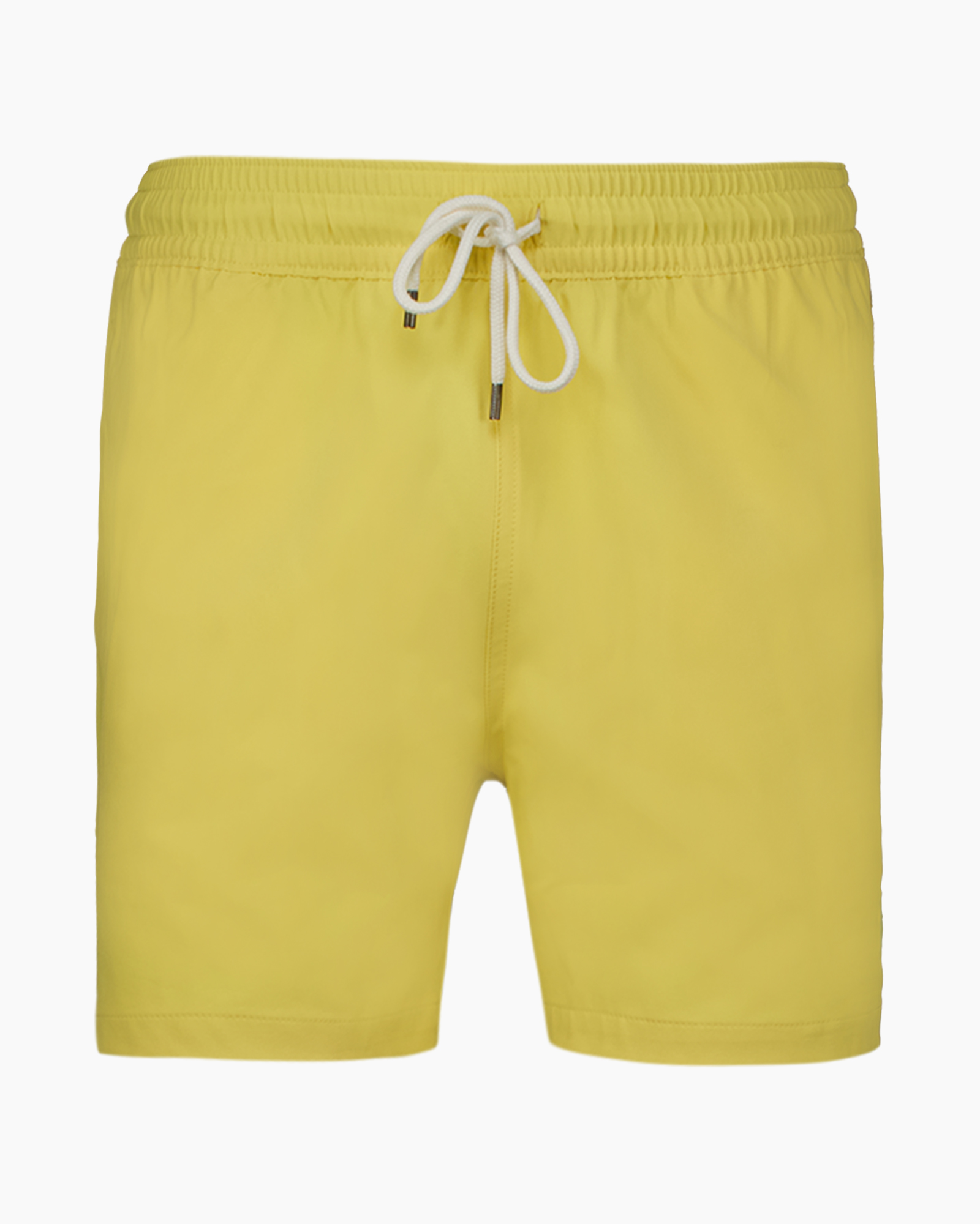 zwemkleding, shorts, touwkoord, eivrij, geel