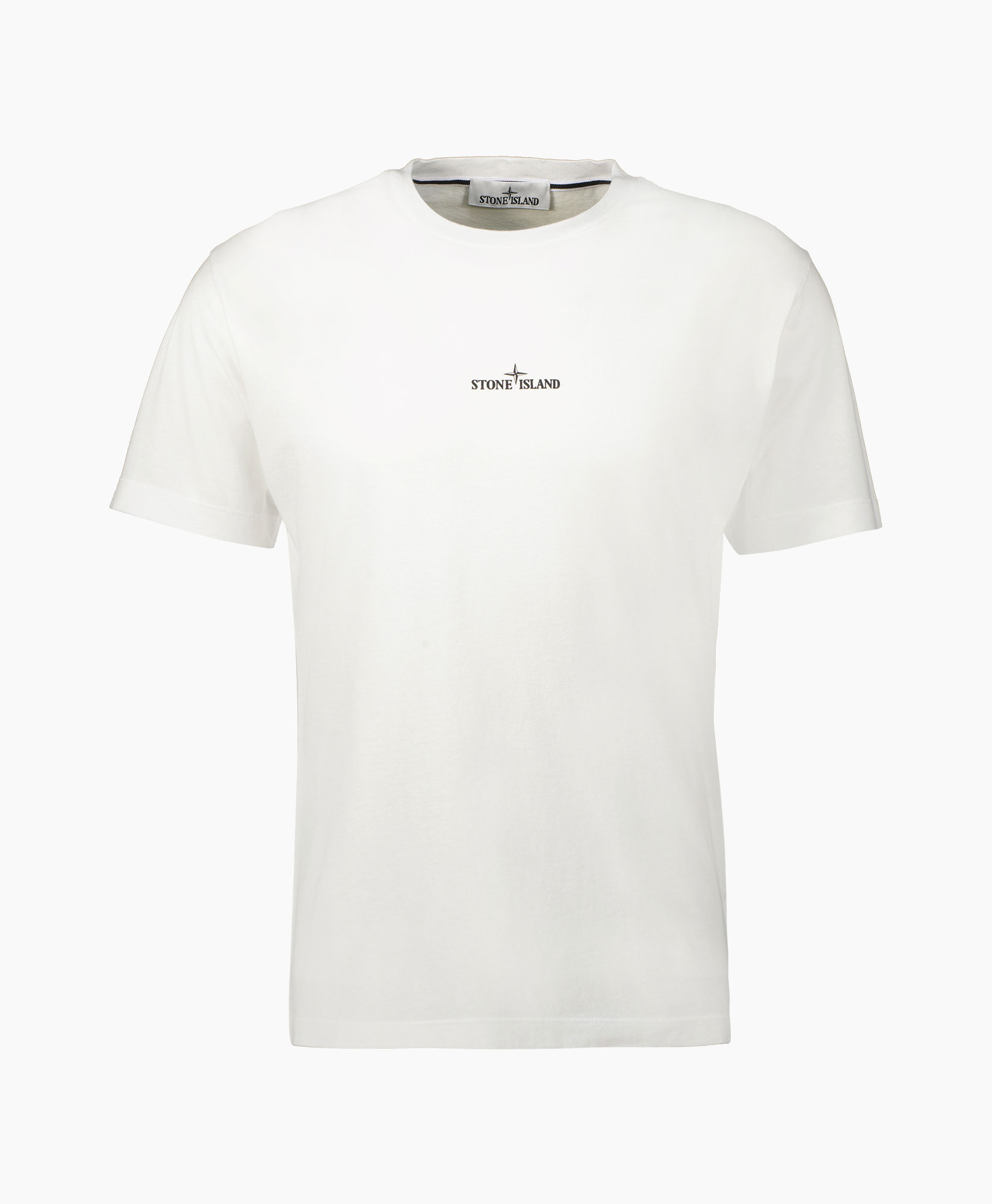 Voordracht mosterd Blauw Stone Island T-shirt Korte Mouw 2ns89 Wit
