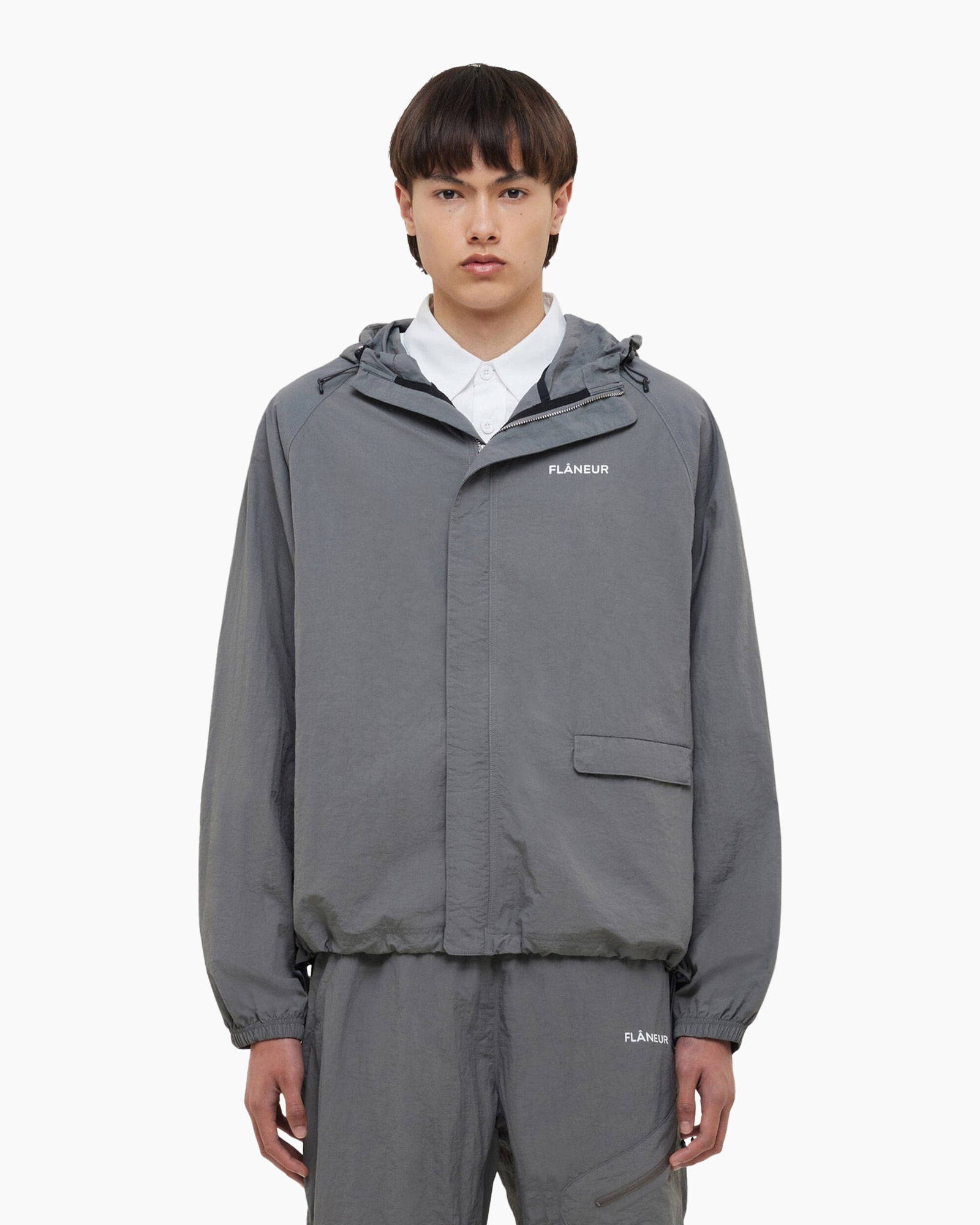Jack Turtle Nylon Jacket Grijs