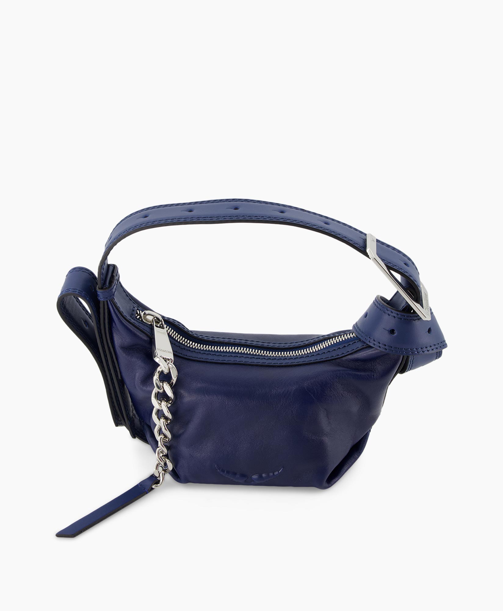 Schouder / Hand Tas Le Cecilia Xs Leather With Veg Donker Blauw