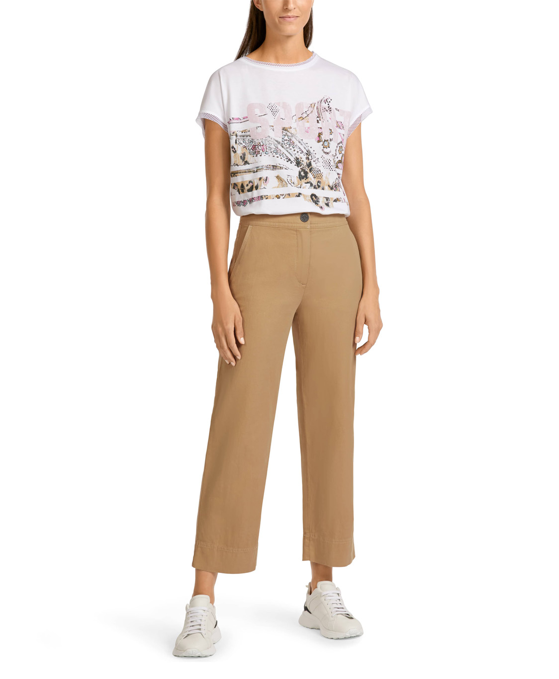Marccain Sport Broek Us 81.13 W51 Zand
