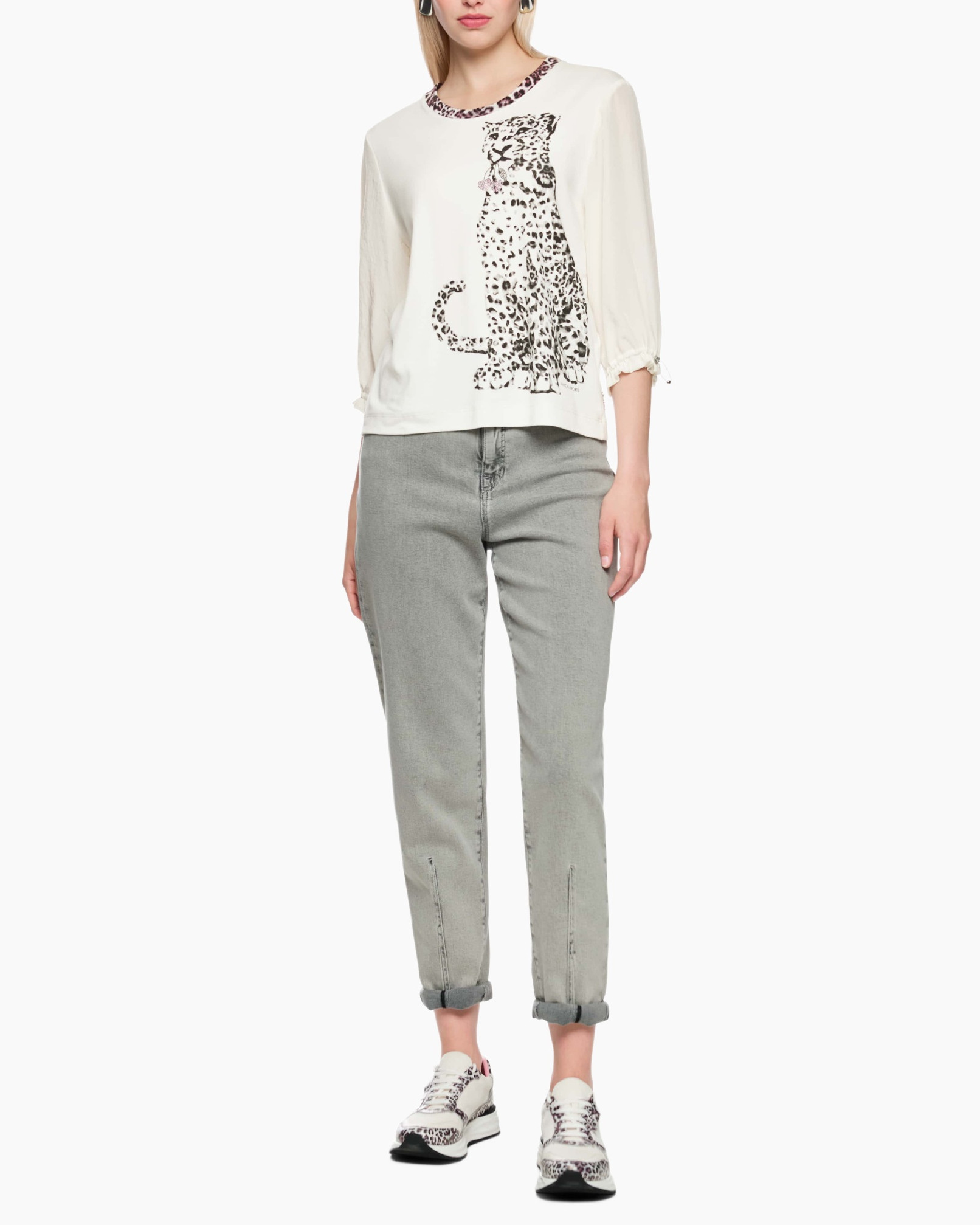 Pants, Blouse, Long Sleeve, Linen, Person