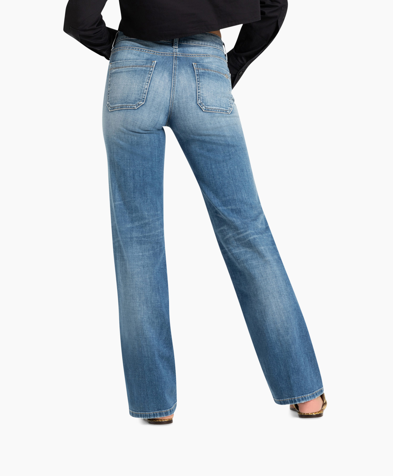 Jeans Tess Wide Leg Licht Blauw Jeans Tess Wide Leg Licht Blauw