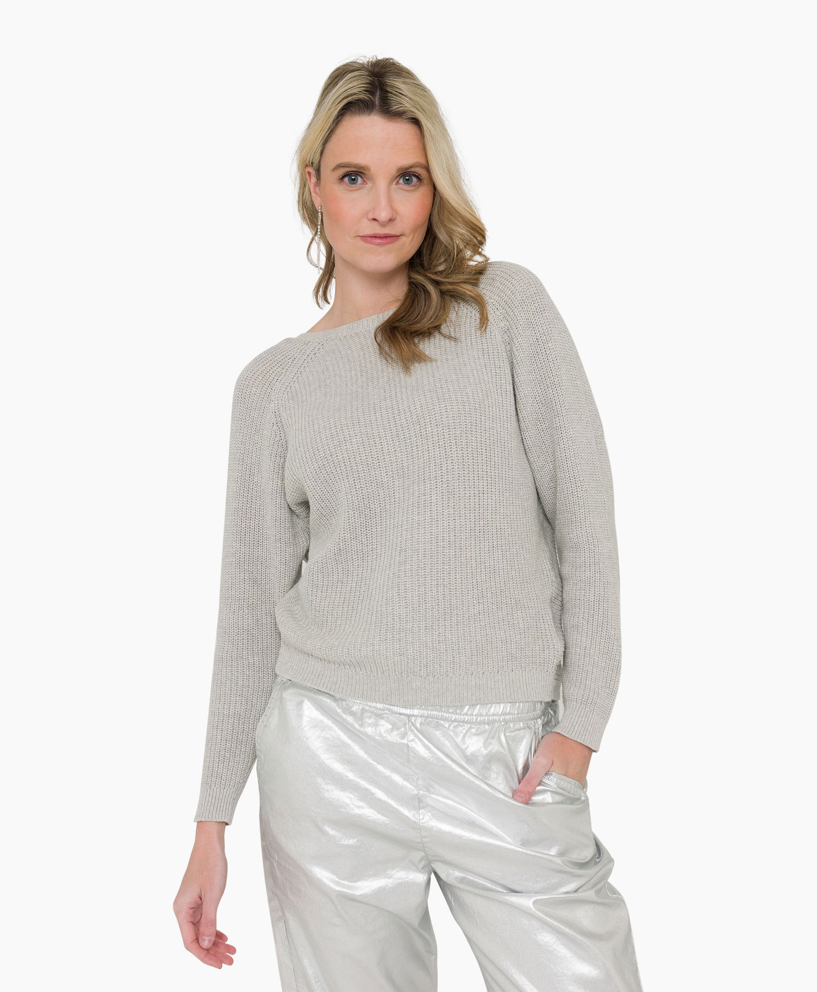 Pullover 21a09-02818b Licht Grijs