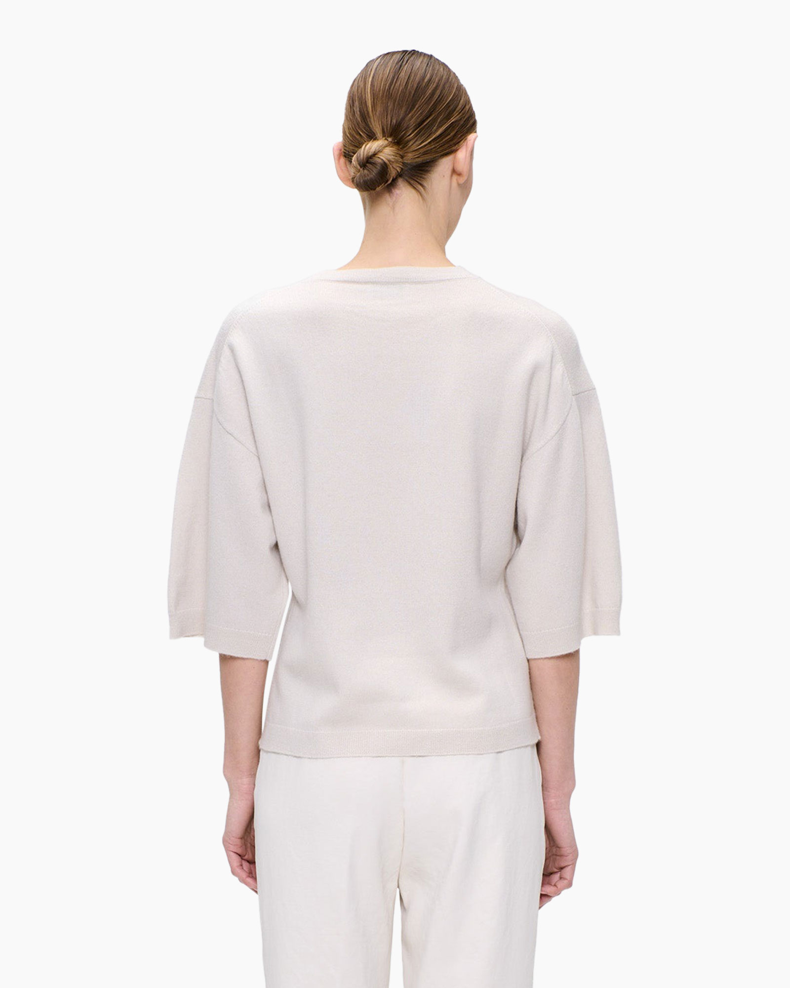 top, trui, brede_mouw, beige, driekwart_mouw