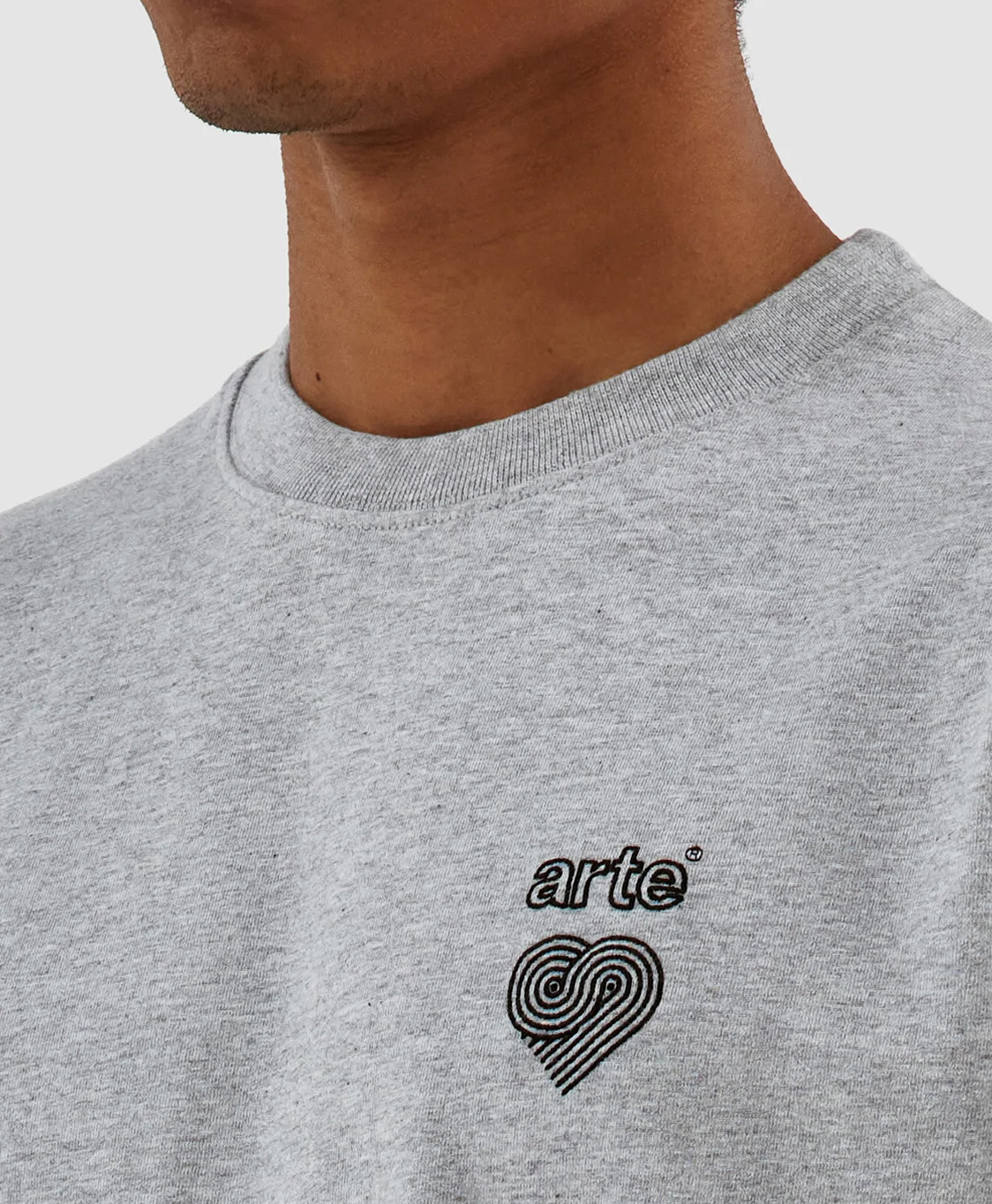 Arte Antwerp T-shirt Korte Mouw New Chest Arte Hea Grijs