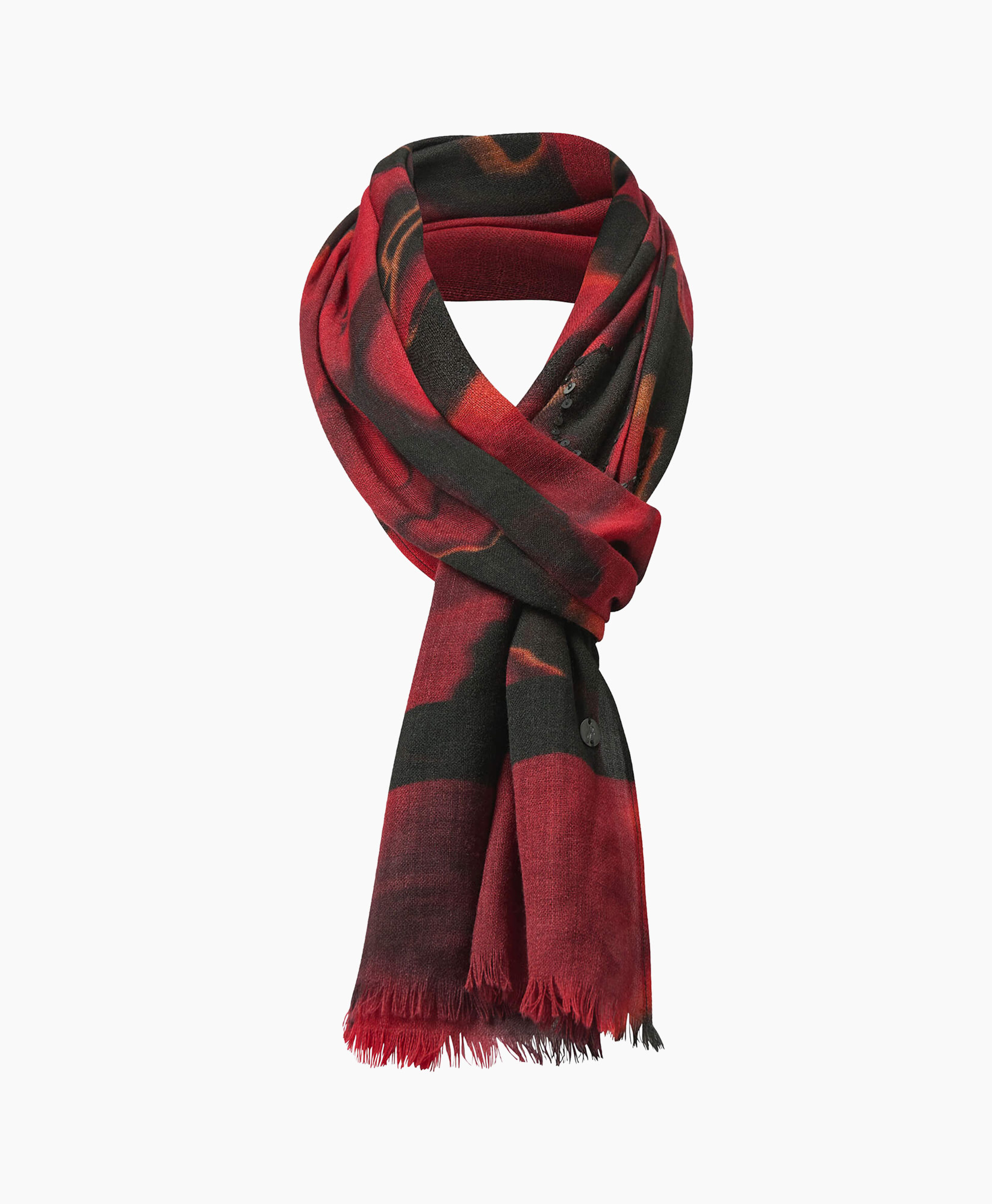Sjaal Print Rood