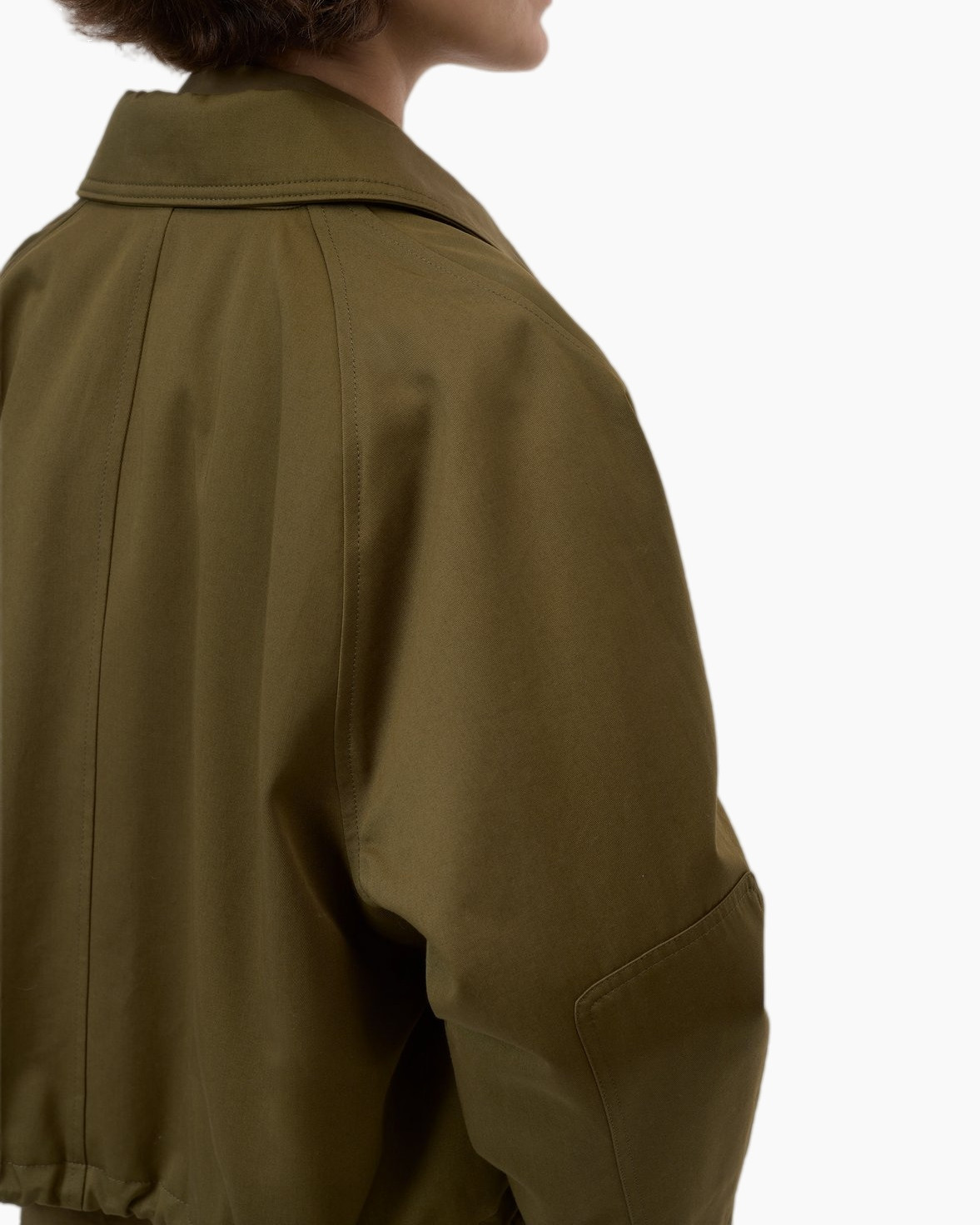 coat, olive, jacket, collar, epaulettes