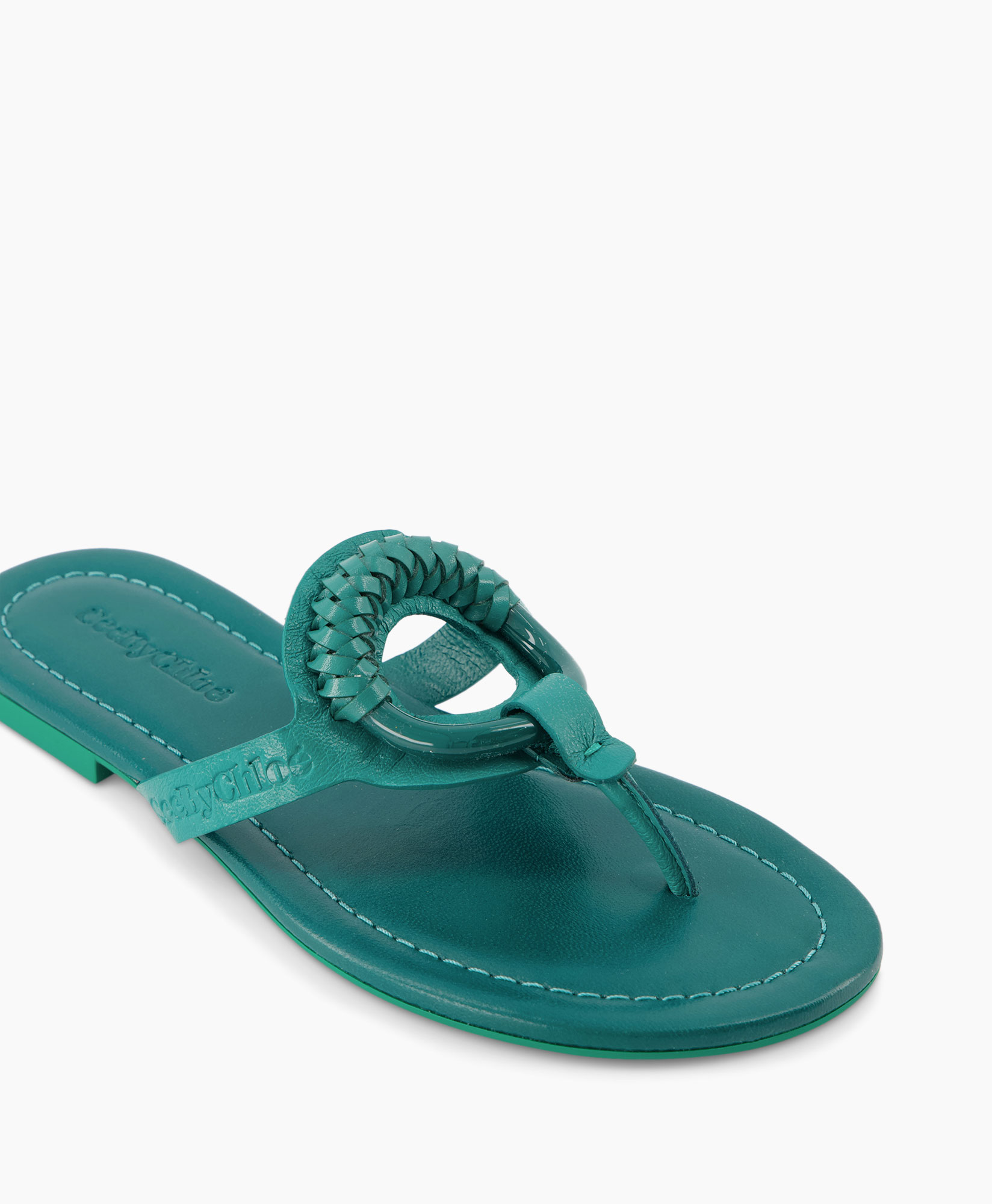 See Chloe Schoenen Sandaal Hana Groen
