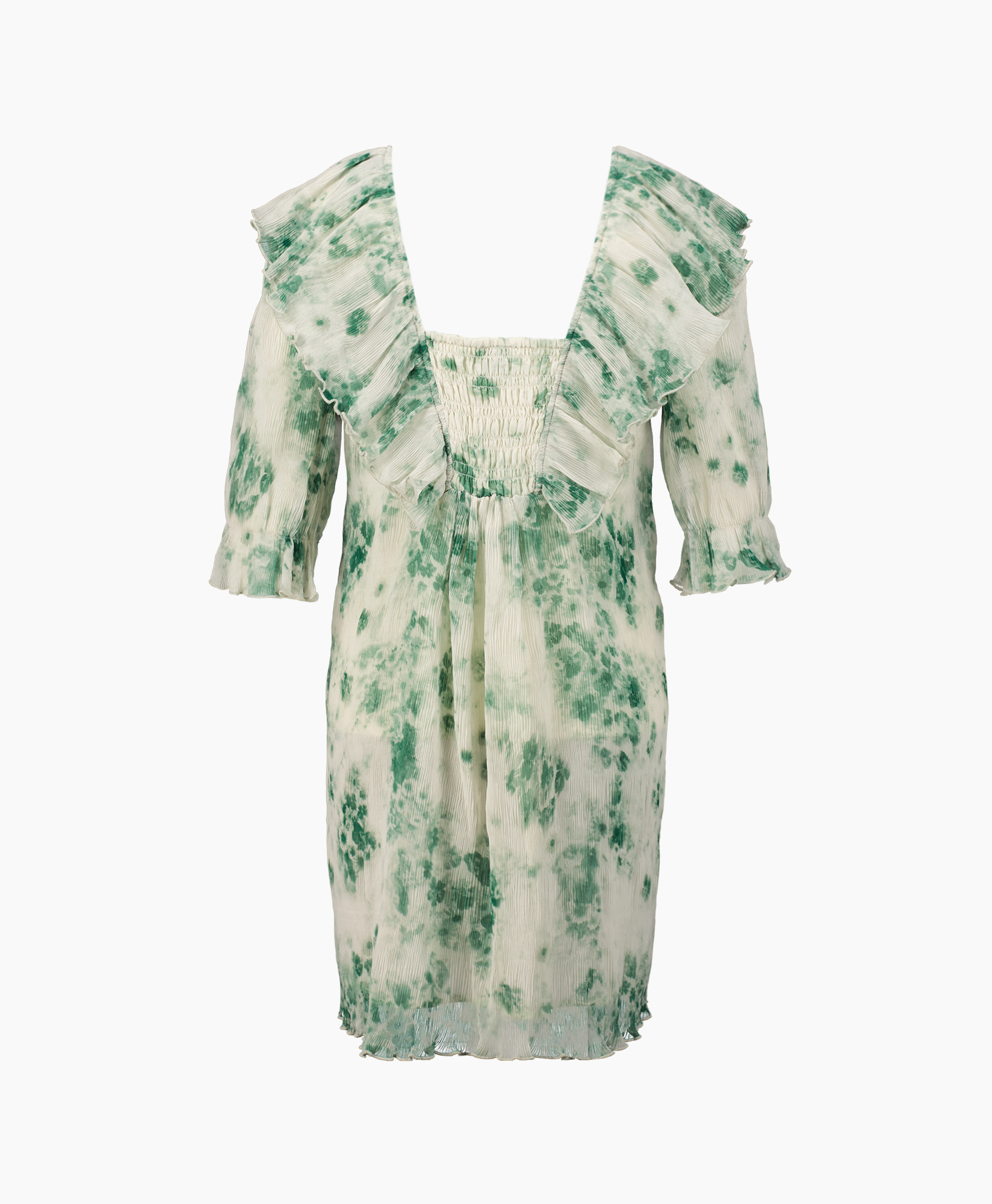 Ganni Mini Jurk F7904 Ecru