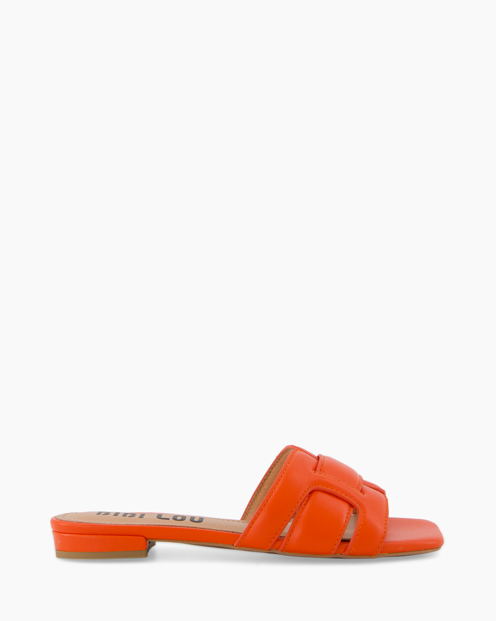 Sandaal Zonder Hak Kid Leather Rood