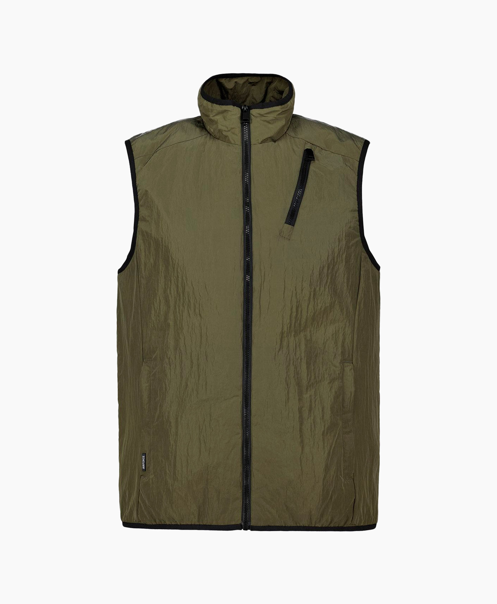 Airforce Jack Waxed Crinkle Groen
