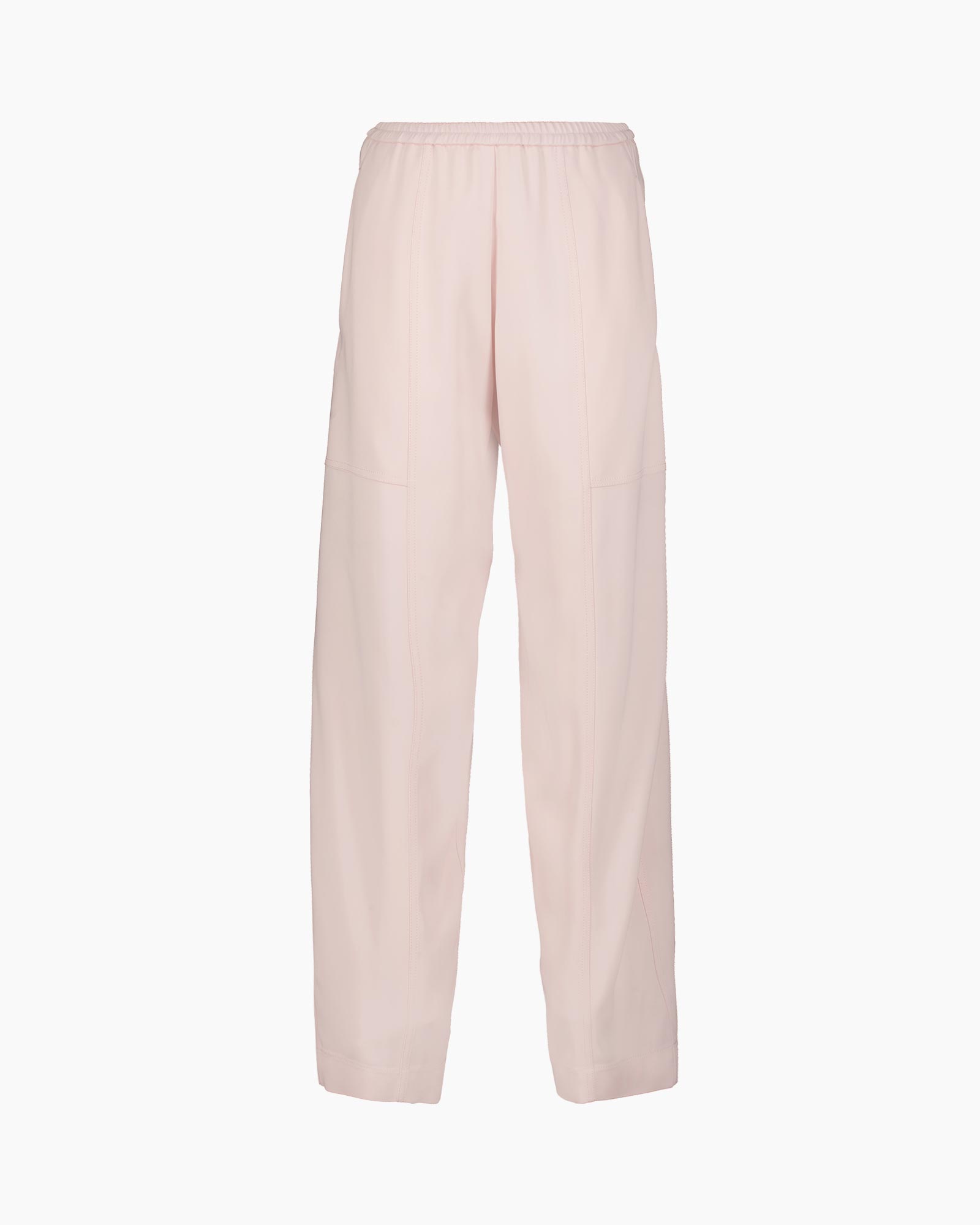 Cargobroek Stretch Cady Crepe Elasticated Cargo Rose