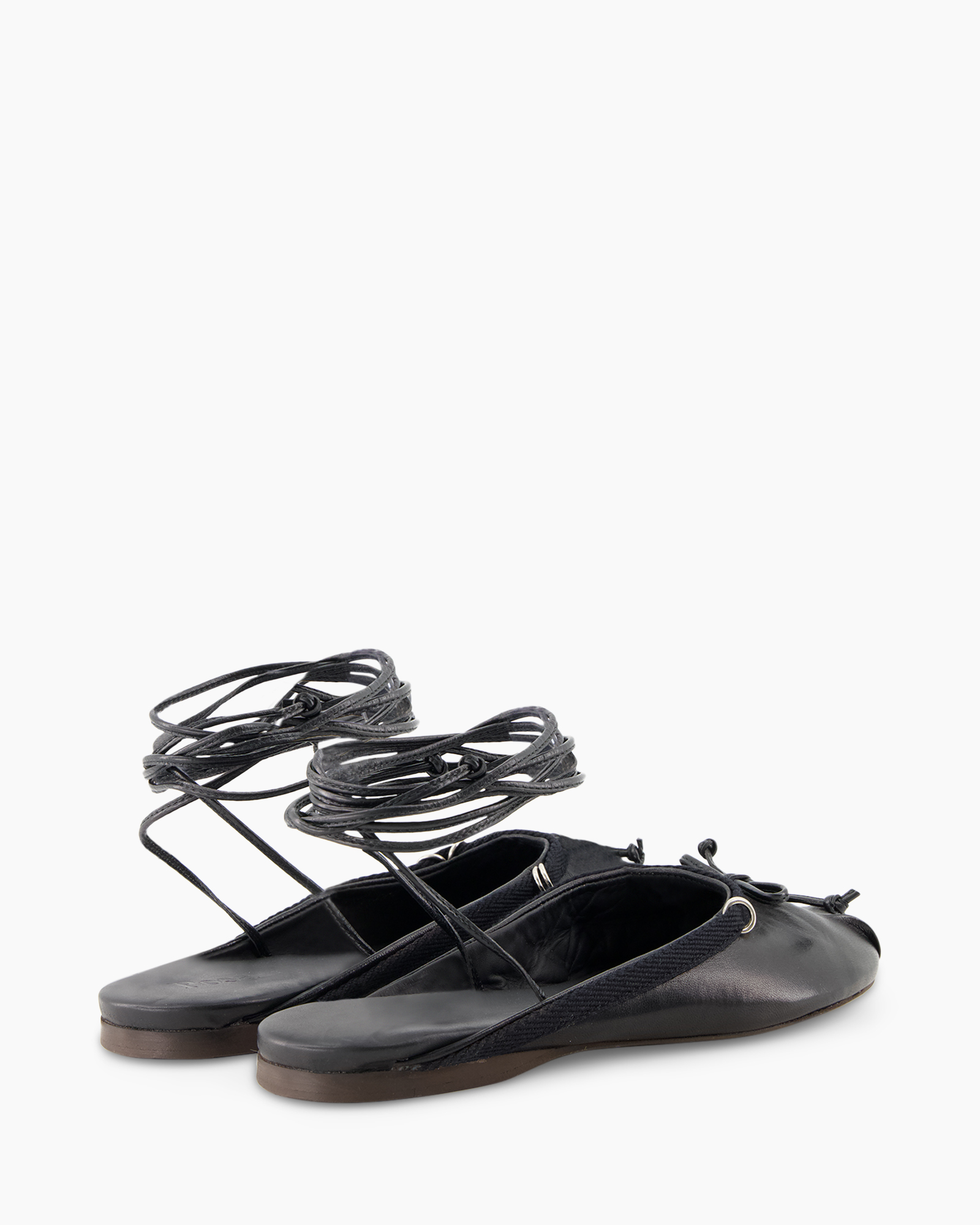 sleehordsel, bandjes, zwart, flat, skoenaccessoires