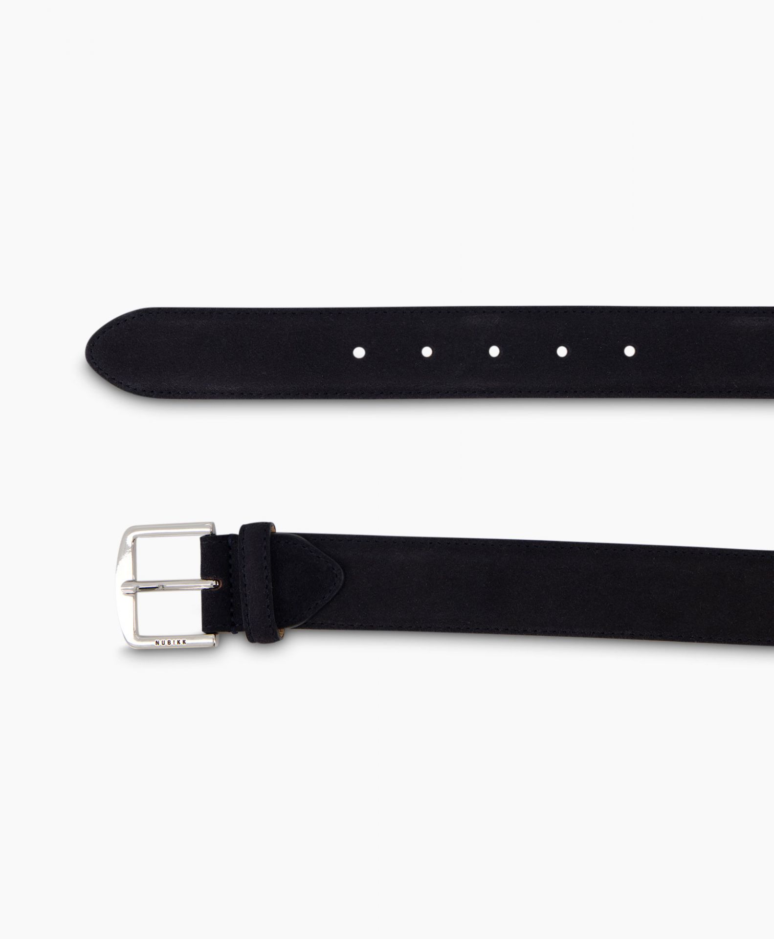 Riem James Belt Suede Blauw