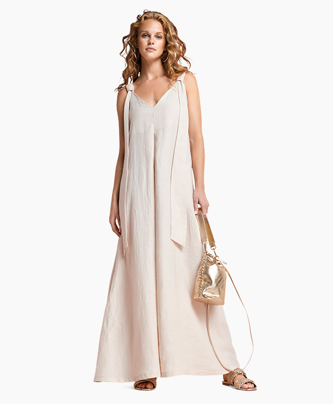 Riani Maxi Jurk 346910-2272 Zand
