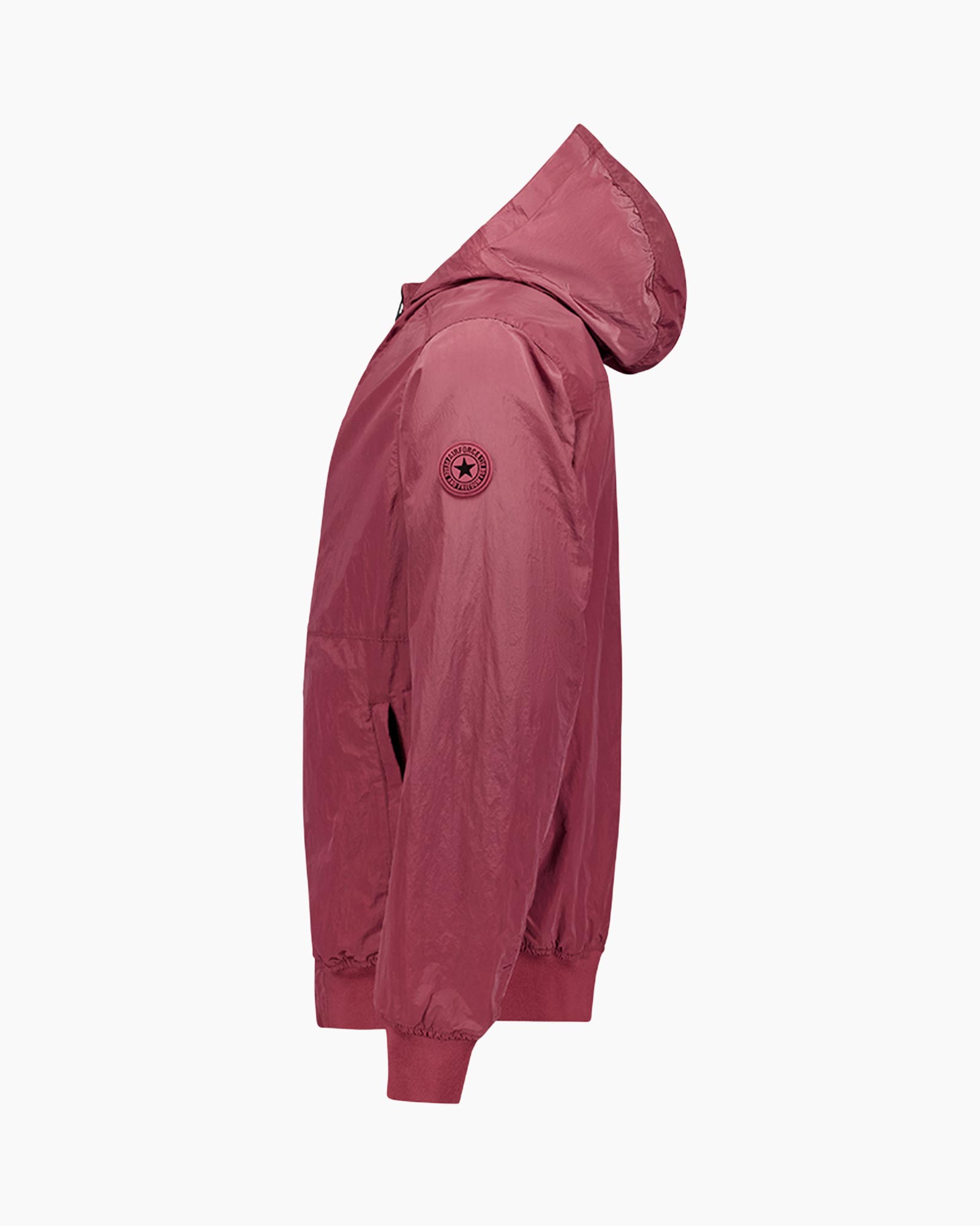 Jack Waxed Crincle Jacket Roestbruin