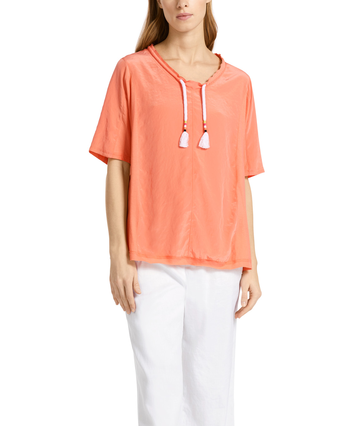 Marccain Sport Blouse Us 55.16 J67 Licht Bruin