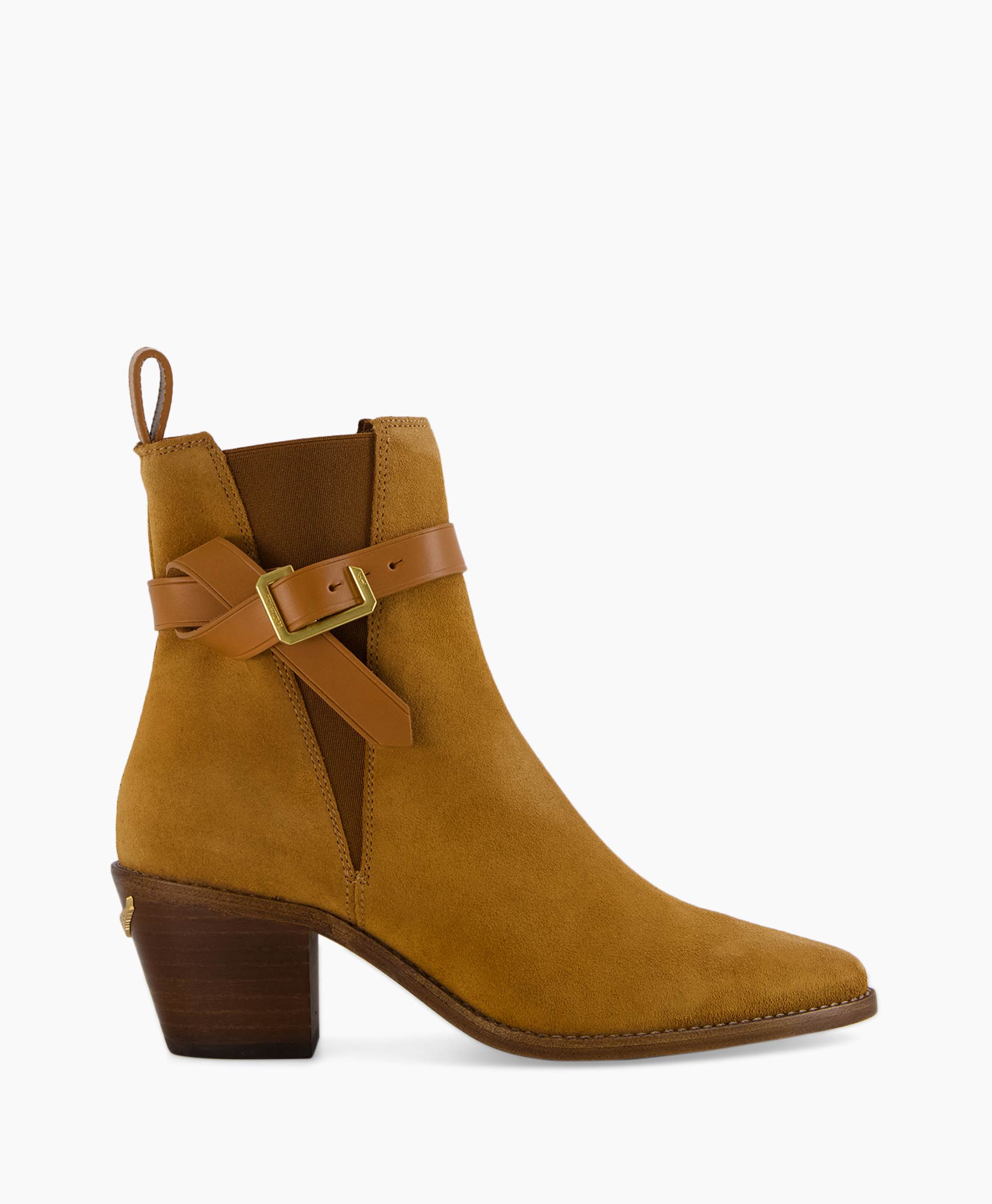 Enkellaars Tyler Cecilia Suede Bruin