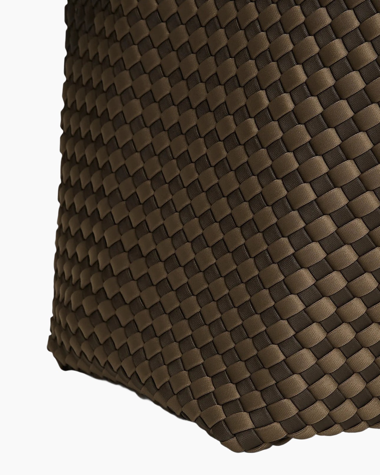 gewoven, mandenpatroon, textuur, bruin, tas