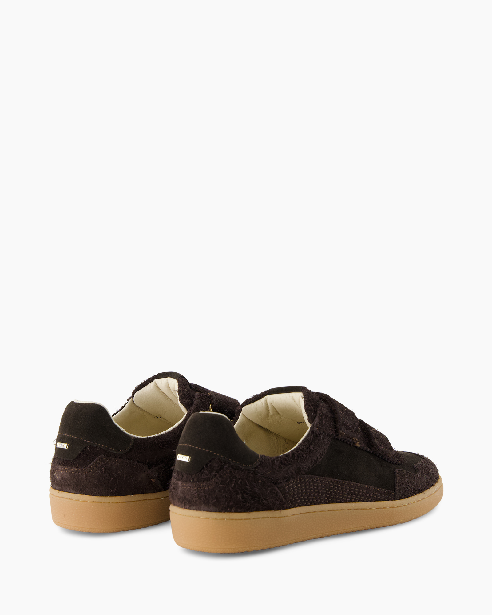schoenen, sneakers, bruin, corduroy, laag-model