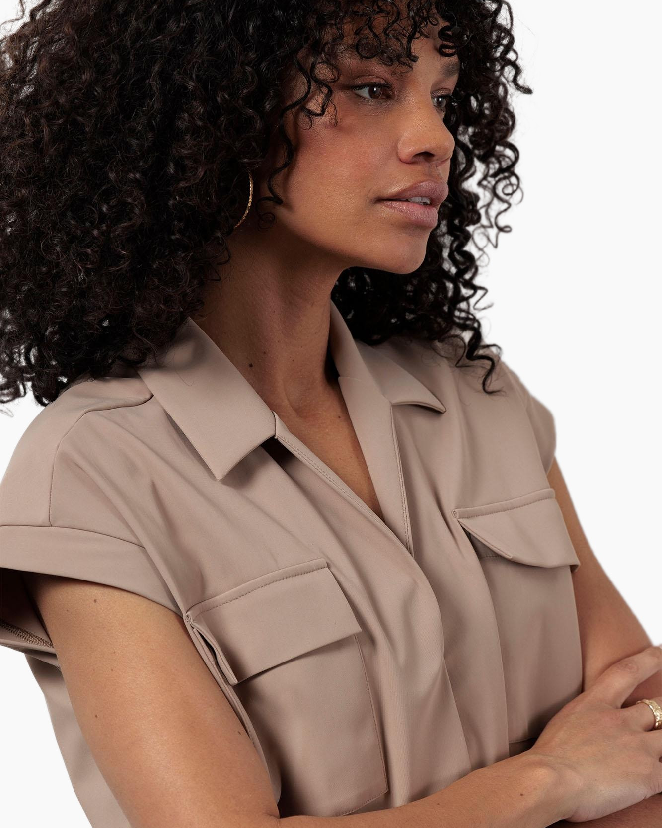 Jumpsuit Nancy Cargo Jumpsuit Geel