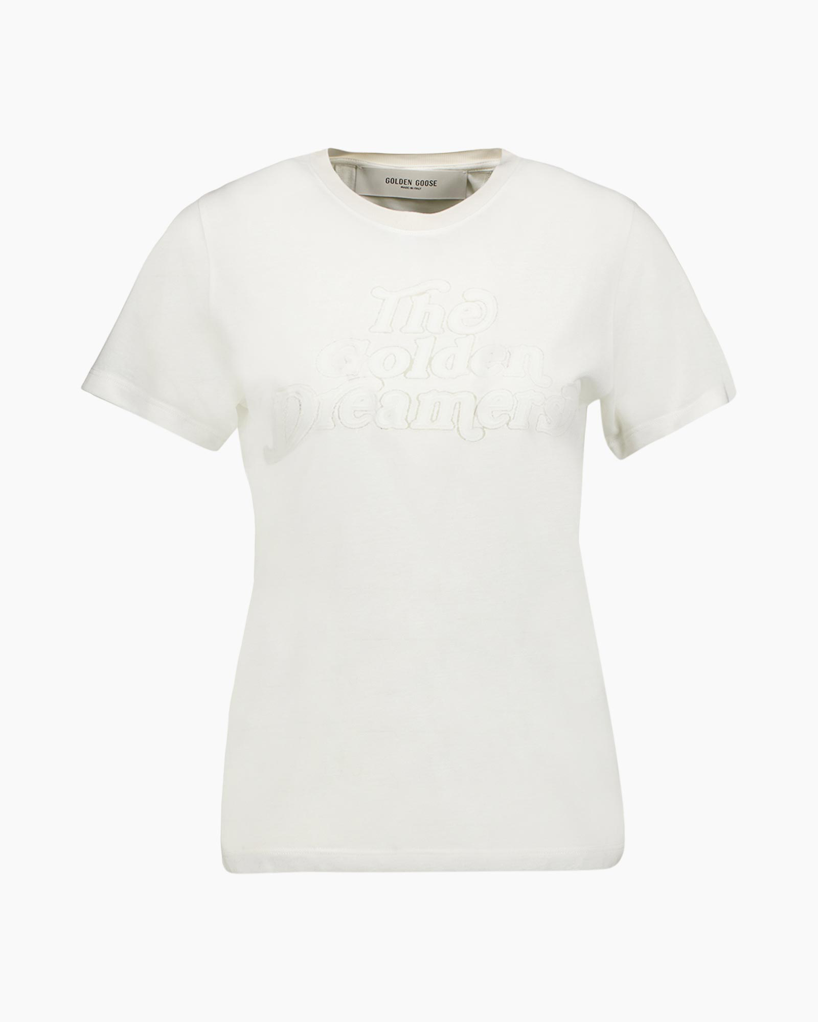 T-shirt Journey W's Slim Long Burned Out Jersey Ecru