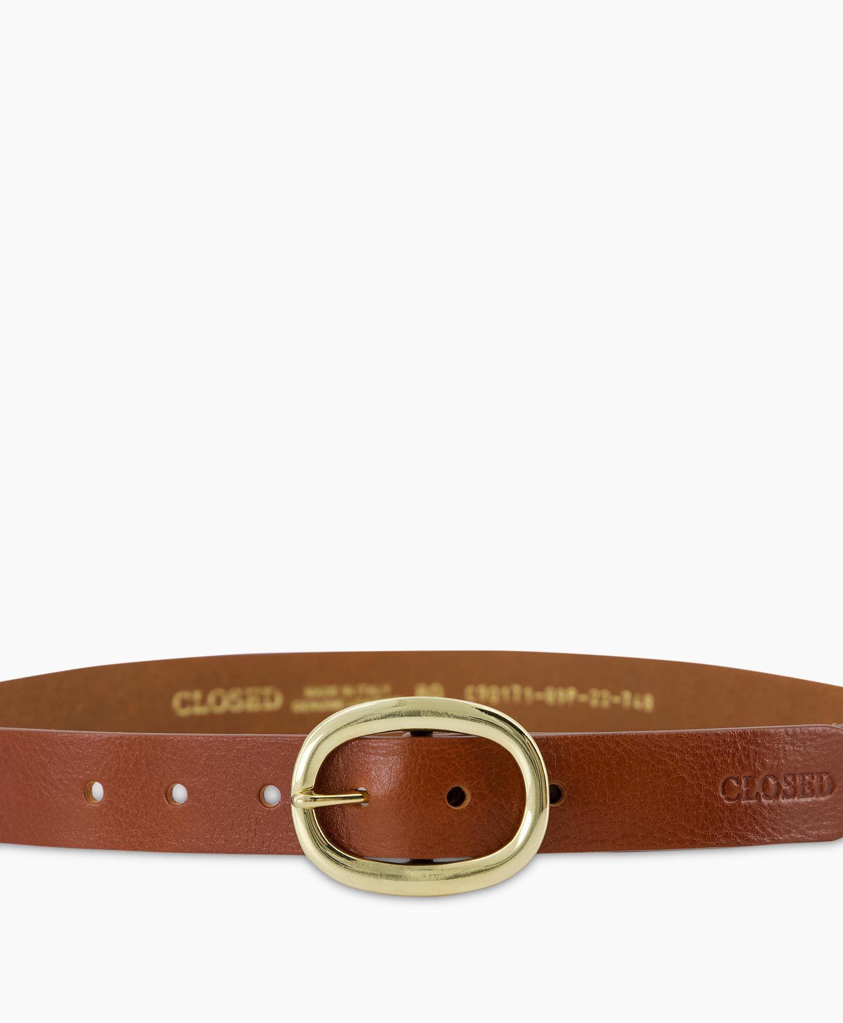 Closed Riem Belt Bruin