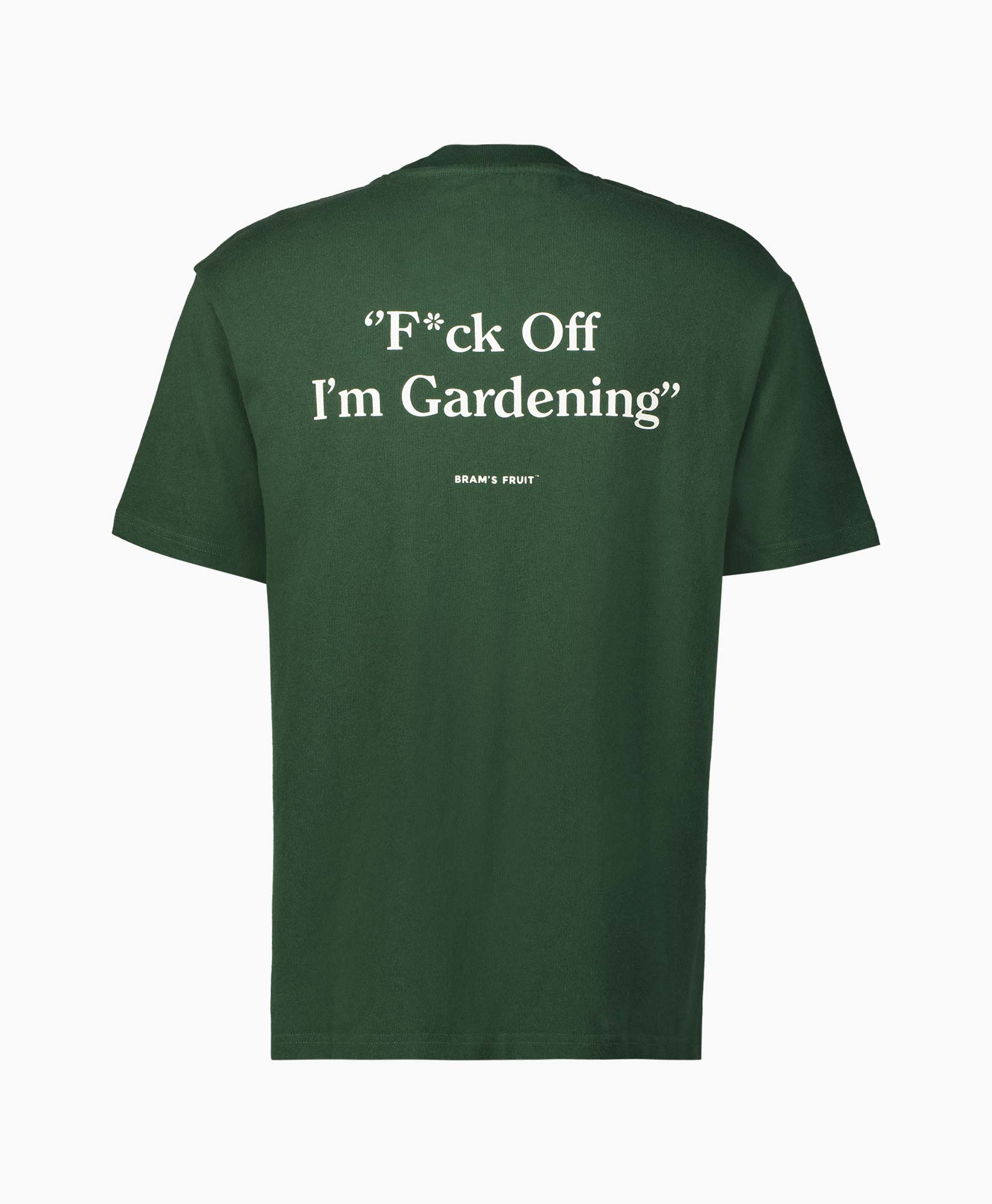T-shirt Korte Mouw F*ck Off Gardenin Donker Groen