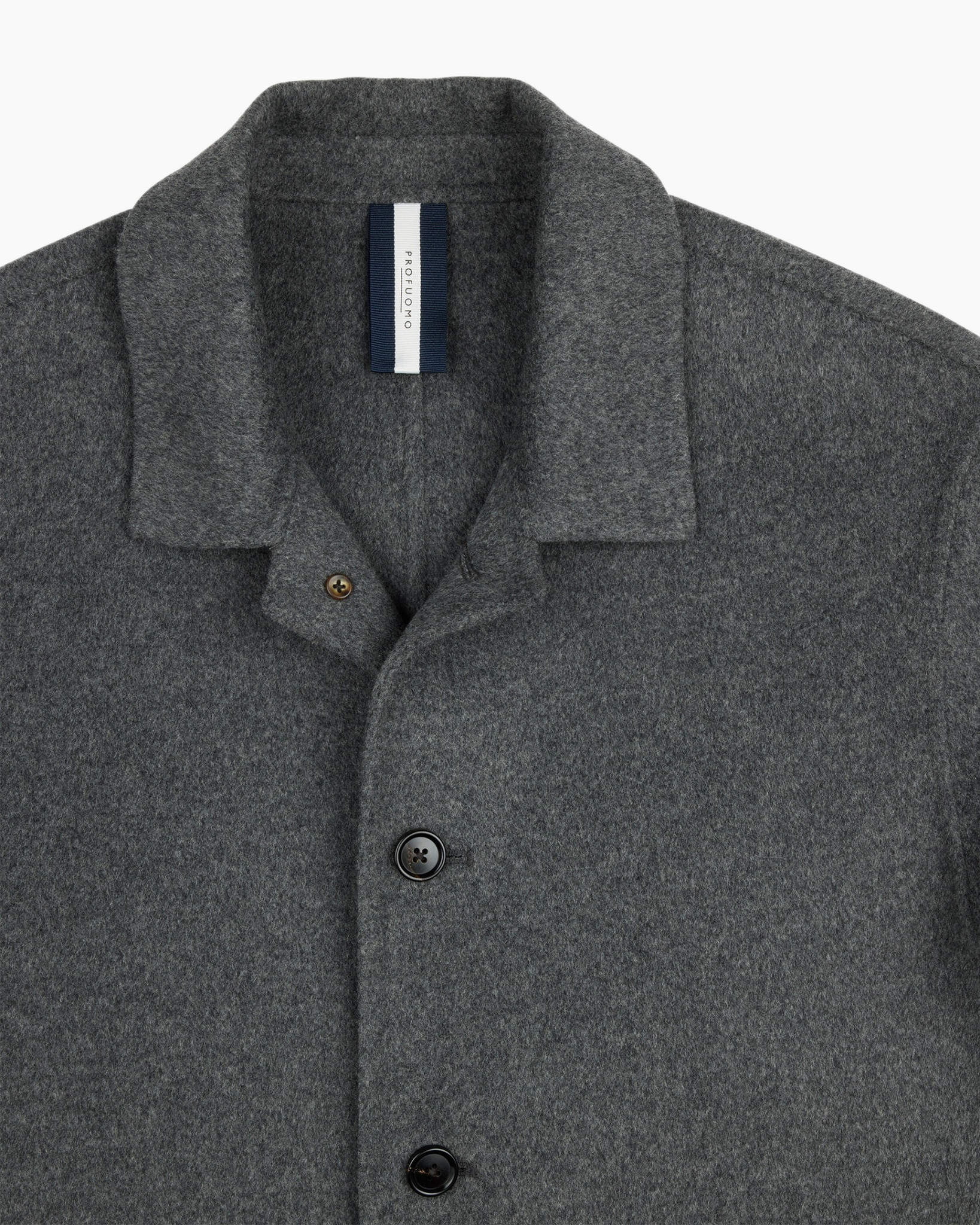 Jasje  Wool Button Gre Grijs